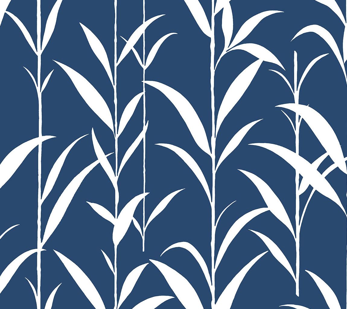 NextWall Bamboo Leaves Peel and Stick WallpaperRoll