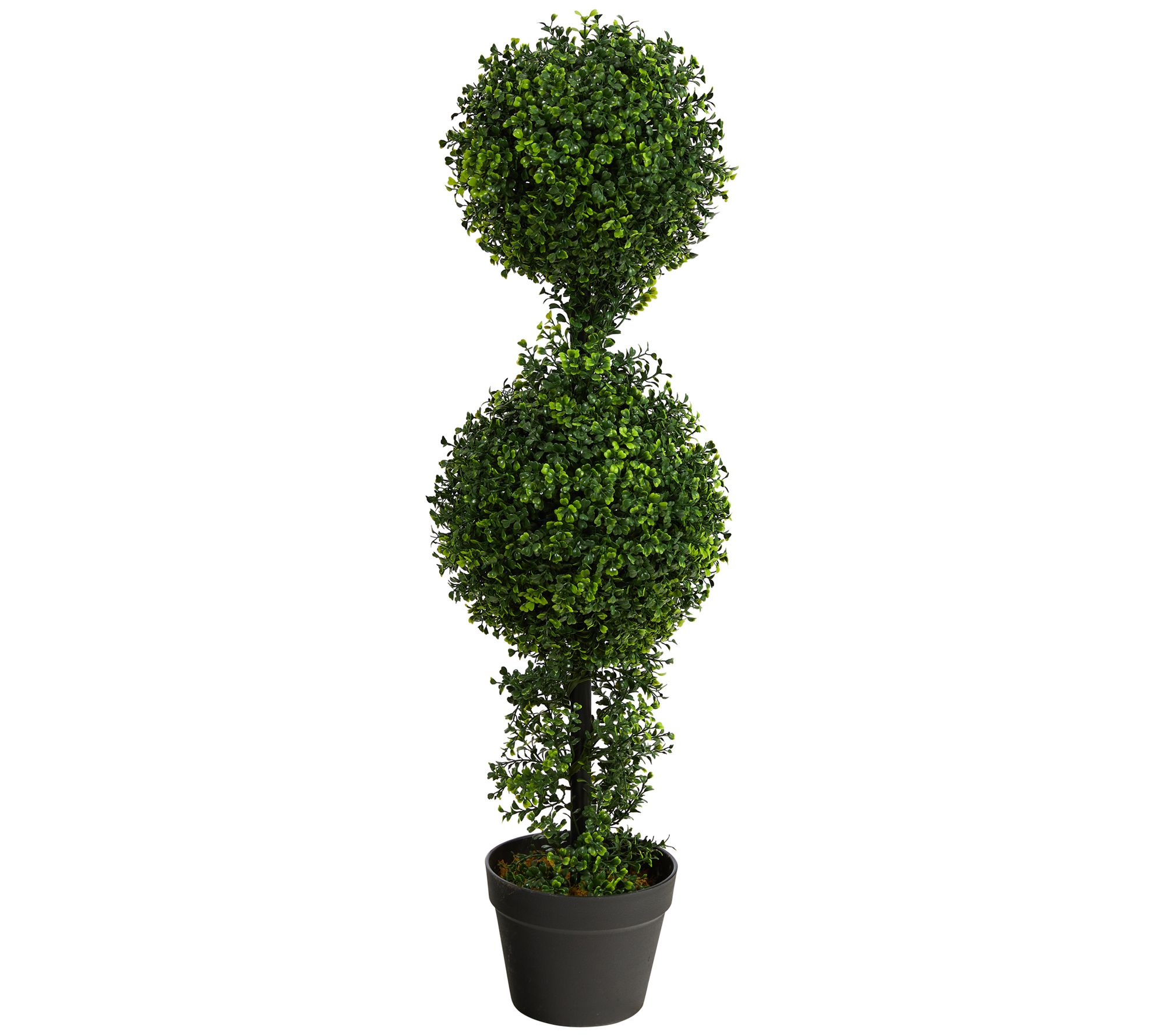 Nearly Natural 34" Boxwood Double Ball Topiary