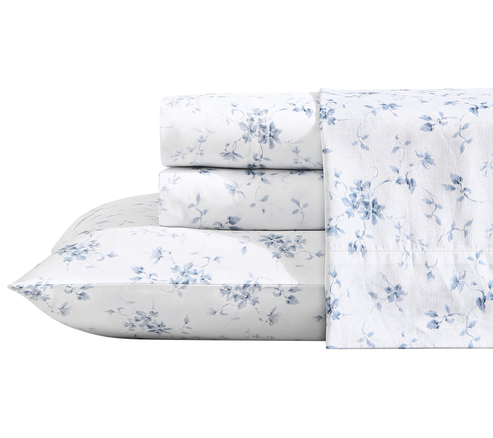 Laura Ashley Mu se 300 Thread C ount Premium Co tton Sheet Sets