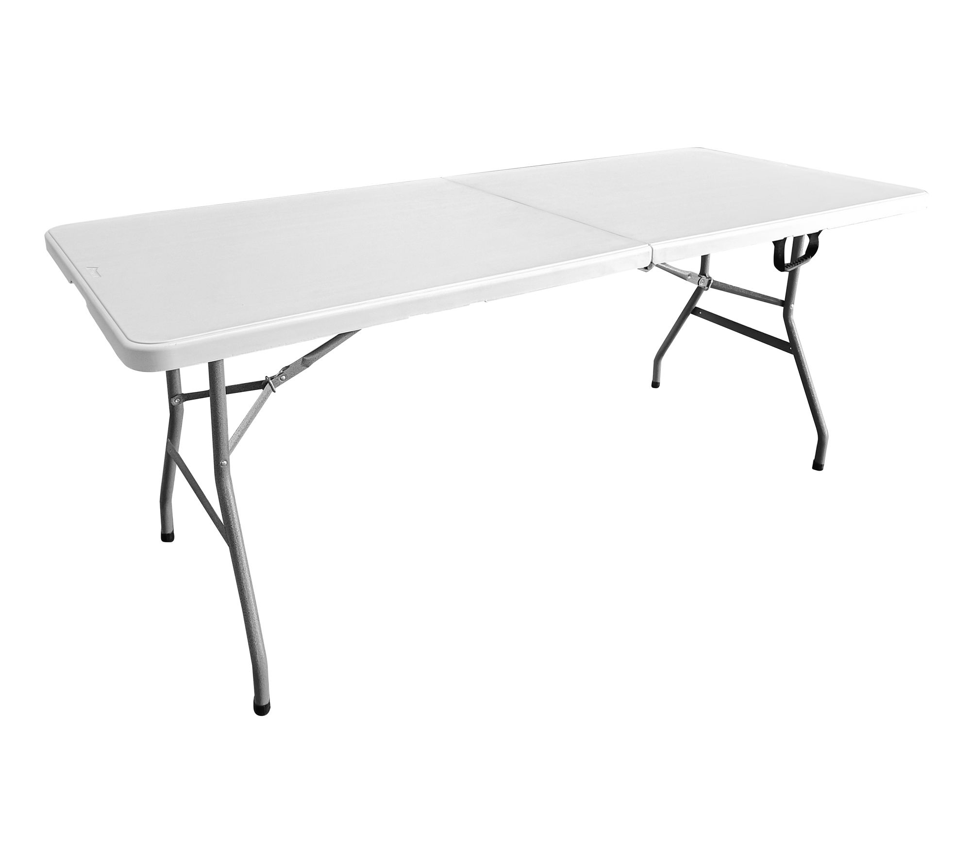 Techni Home 6' Granite White Folding Table W/Easy-Carry Handle