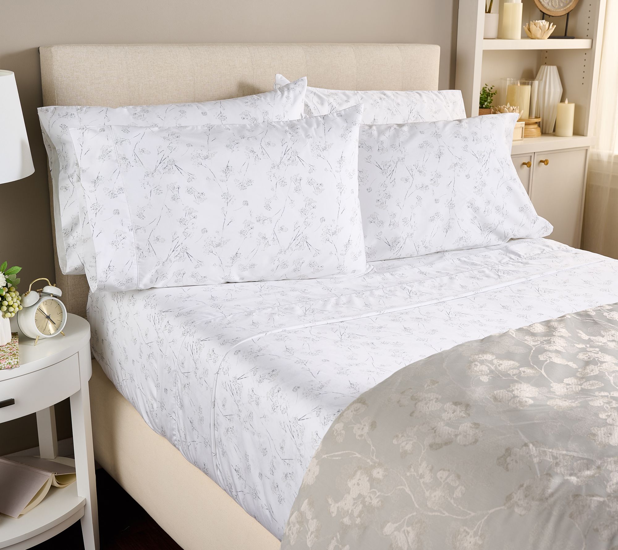 "As Is" Northern Nights 400TC Cotton Tencel Sheet Set- Cal King