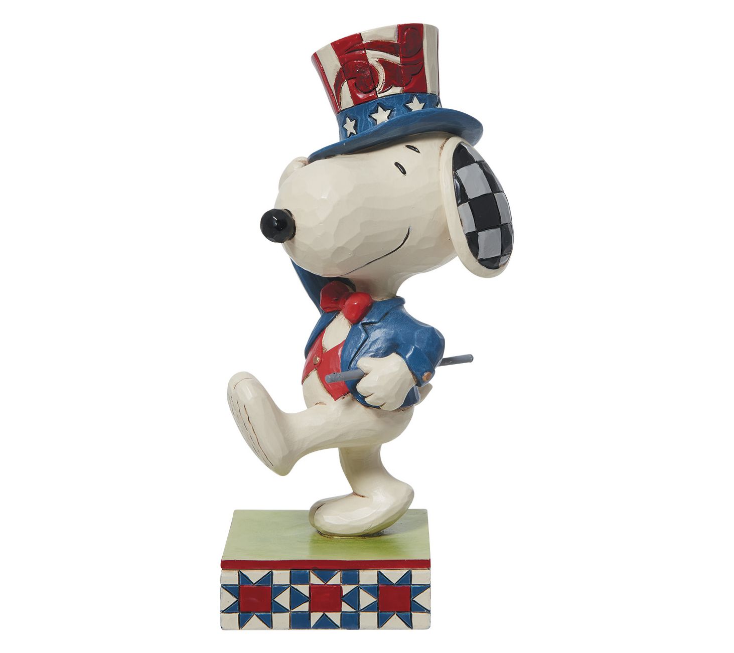 Peanuts by Jim Shore Patriotic Snoopy MarchingFigurine