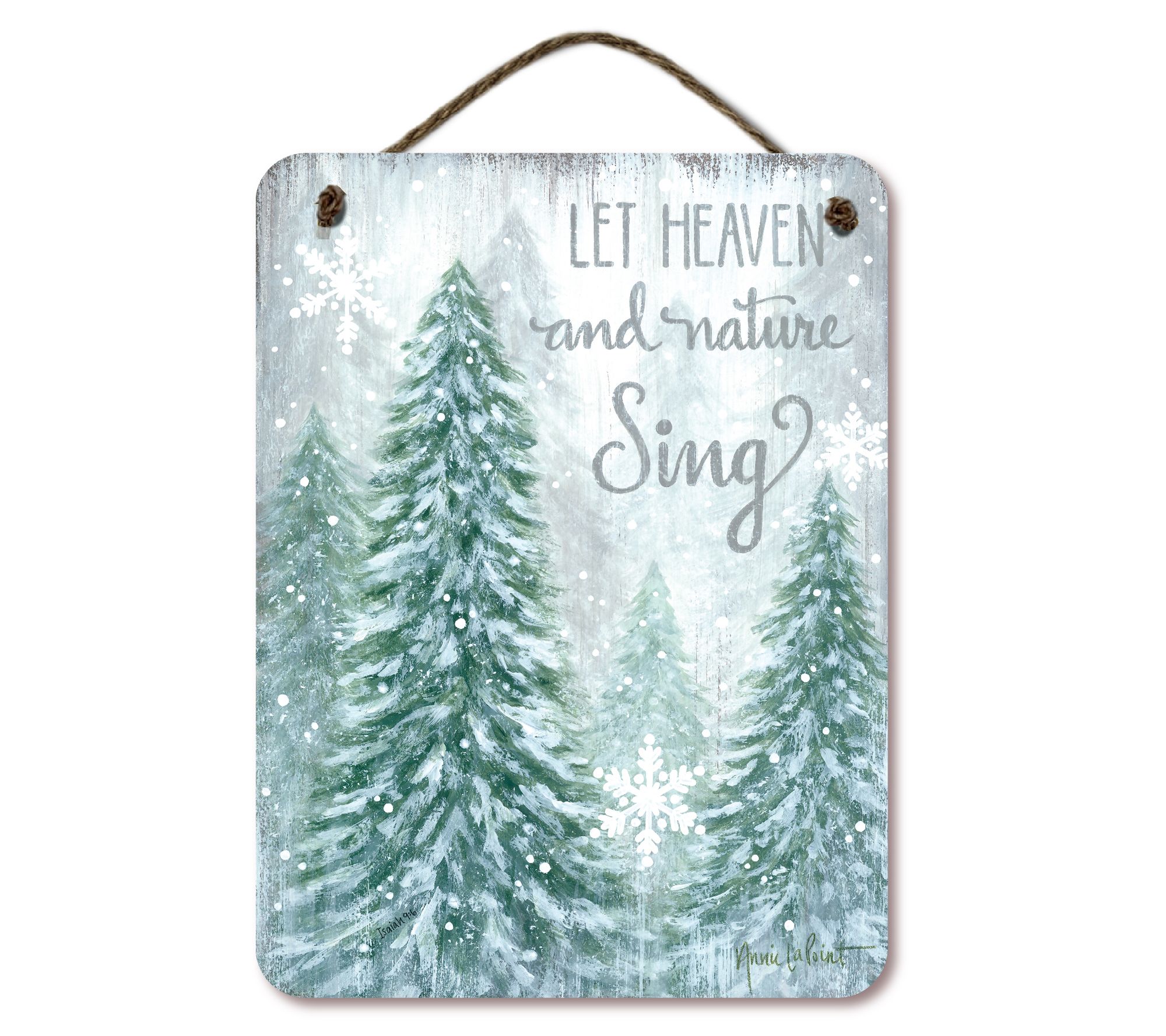 Courtside Market Heaven And Nature Sing 12x16 Hanging Artboard