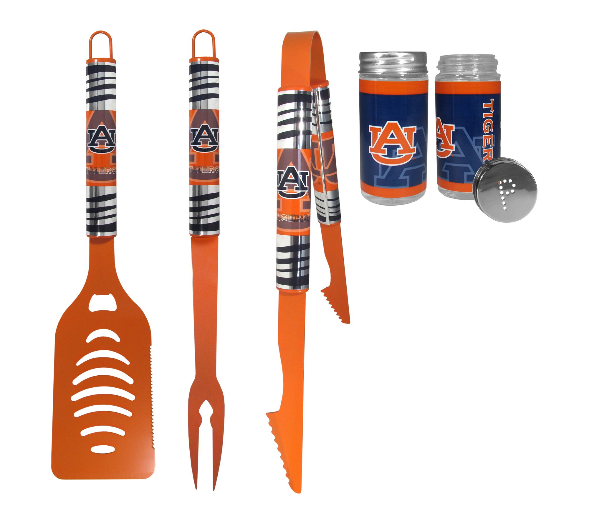 Siskiyou Sports College NCAA Color BBQ Tools with S&P Shakers