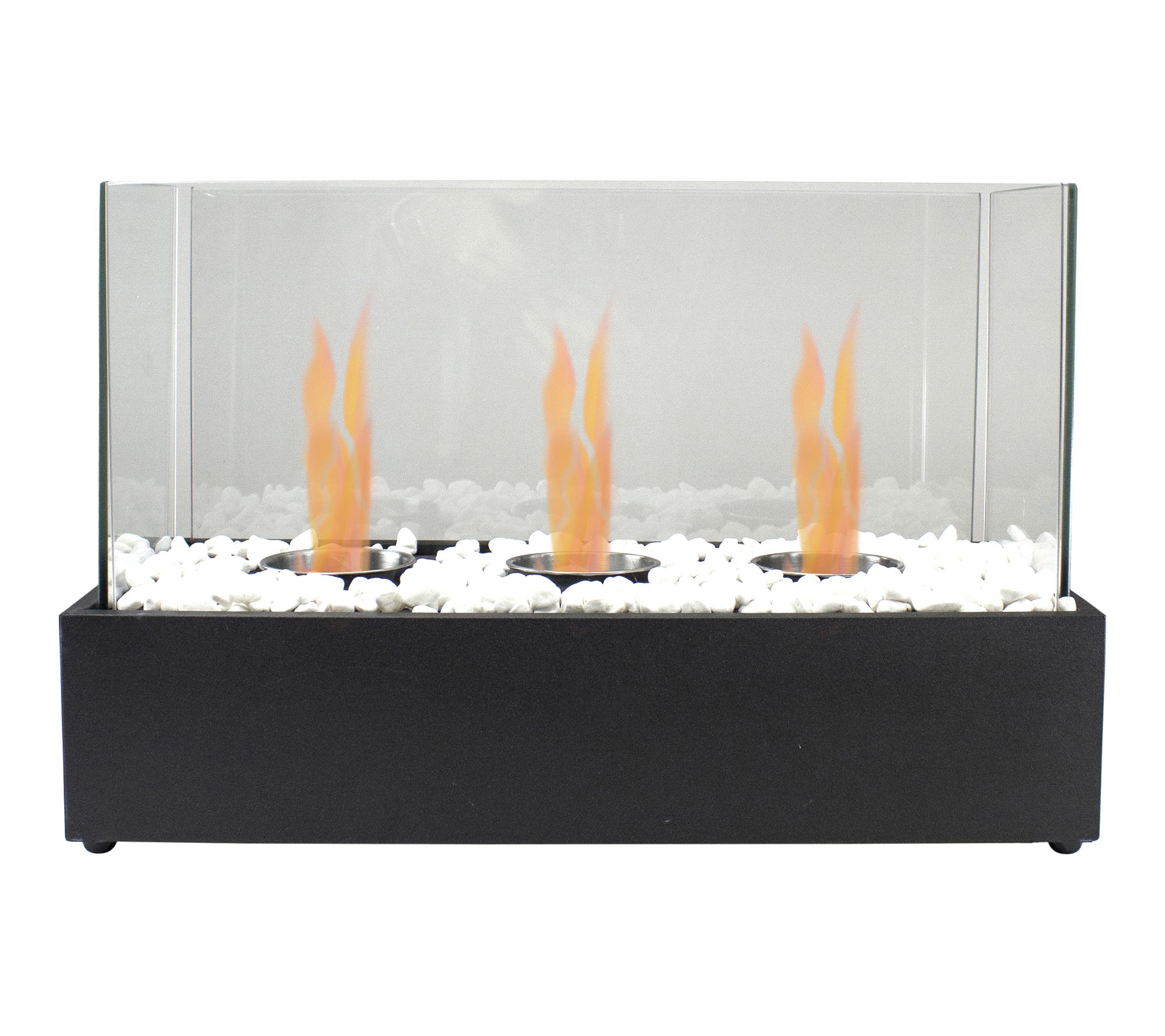 Northlight Bio Ethanol Ventless Triple Fireplace w/ Guard