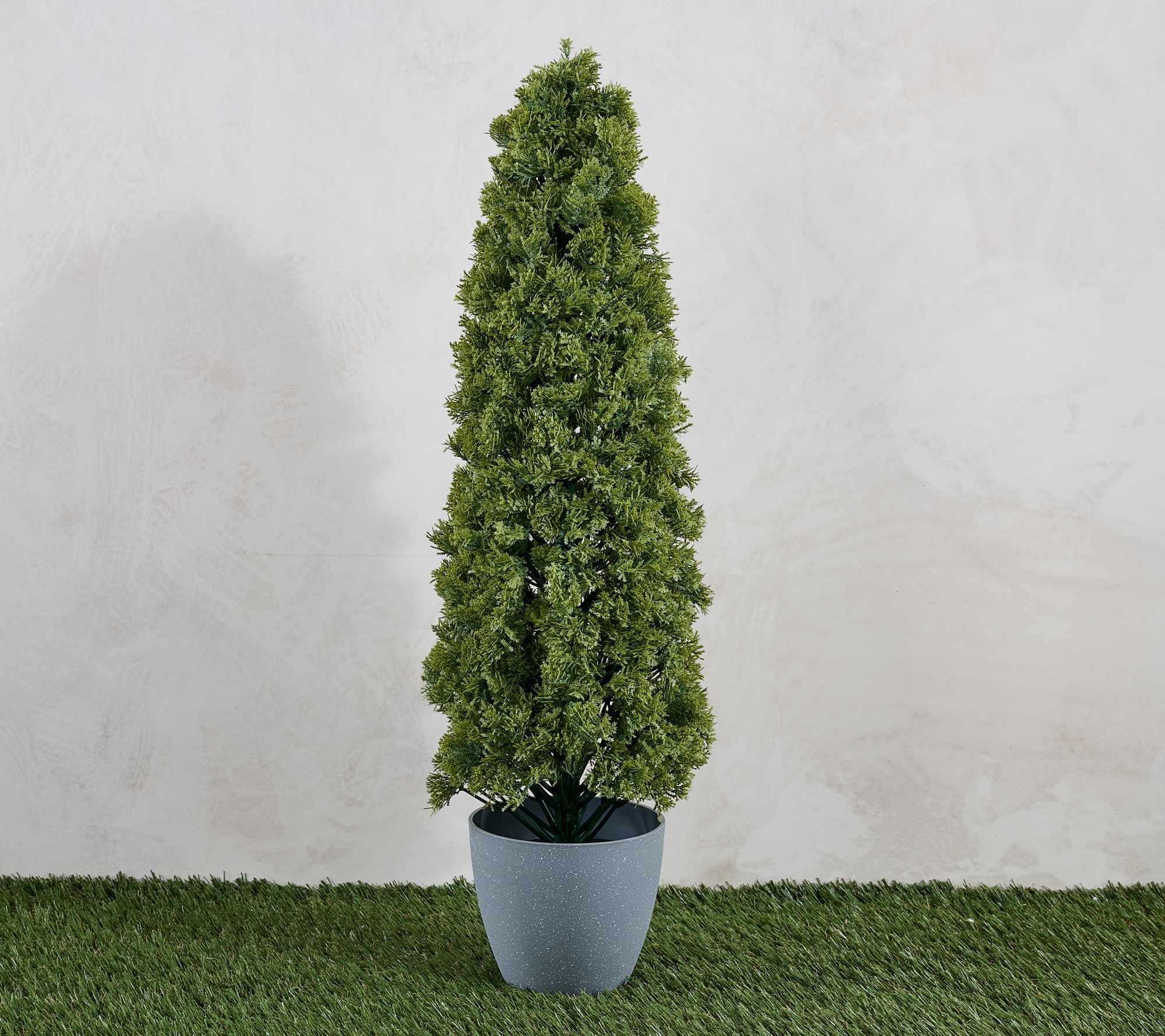 "As Is" Wicker Park 3' Indoor/ Outdoor Faux Cedar Tree with Pot
