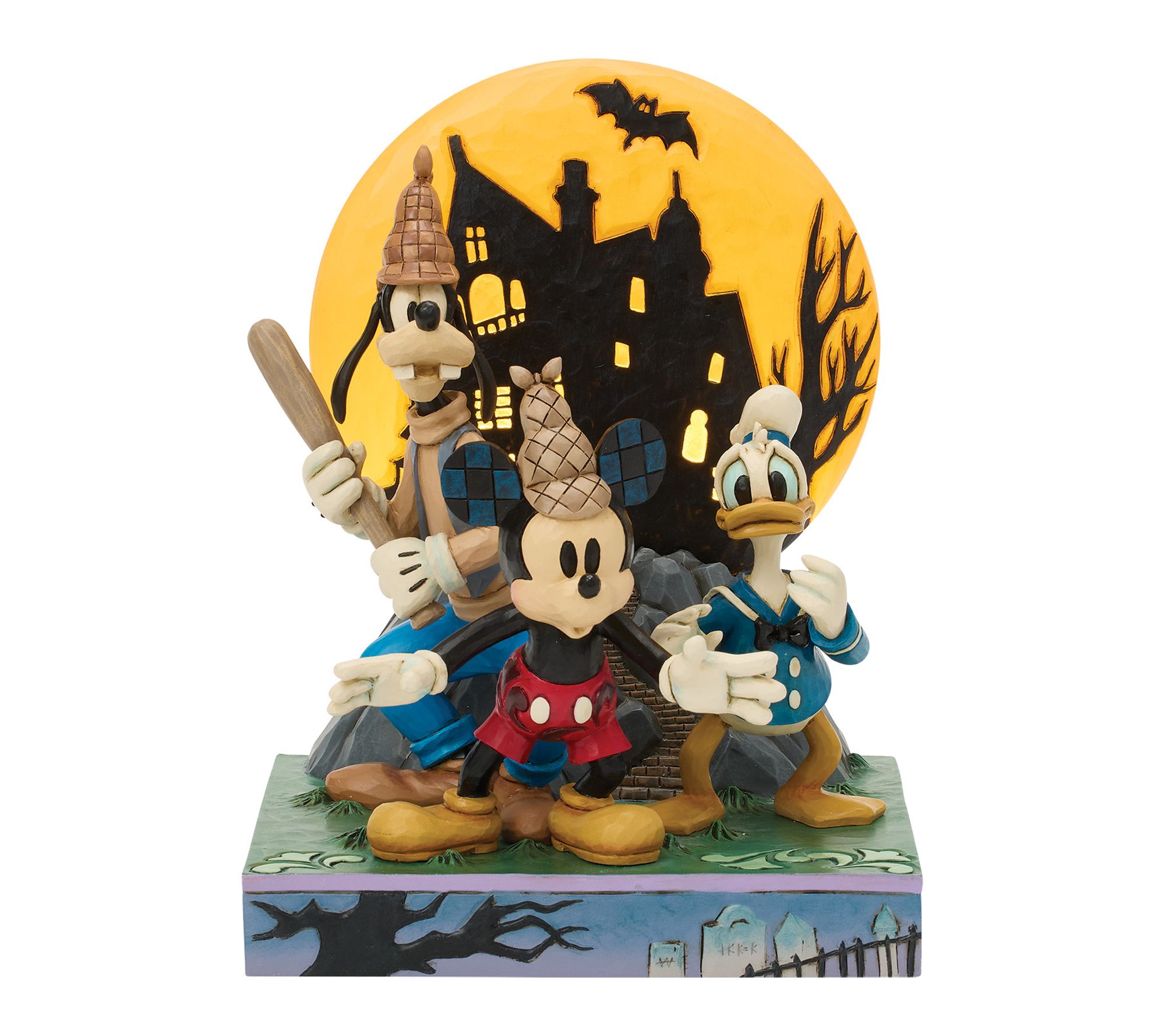 Jim Shore Disney Traditions Lonesome Ghosts Figurine 8.5in