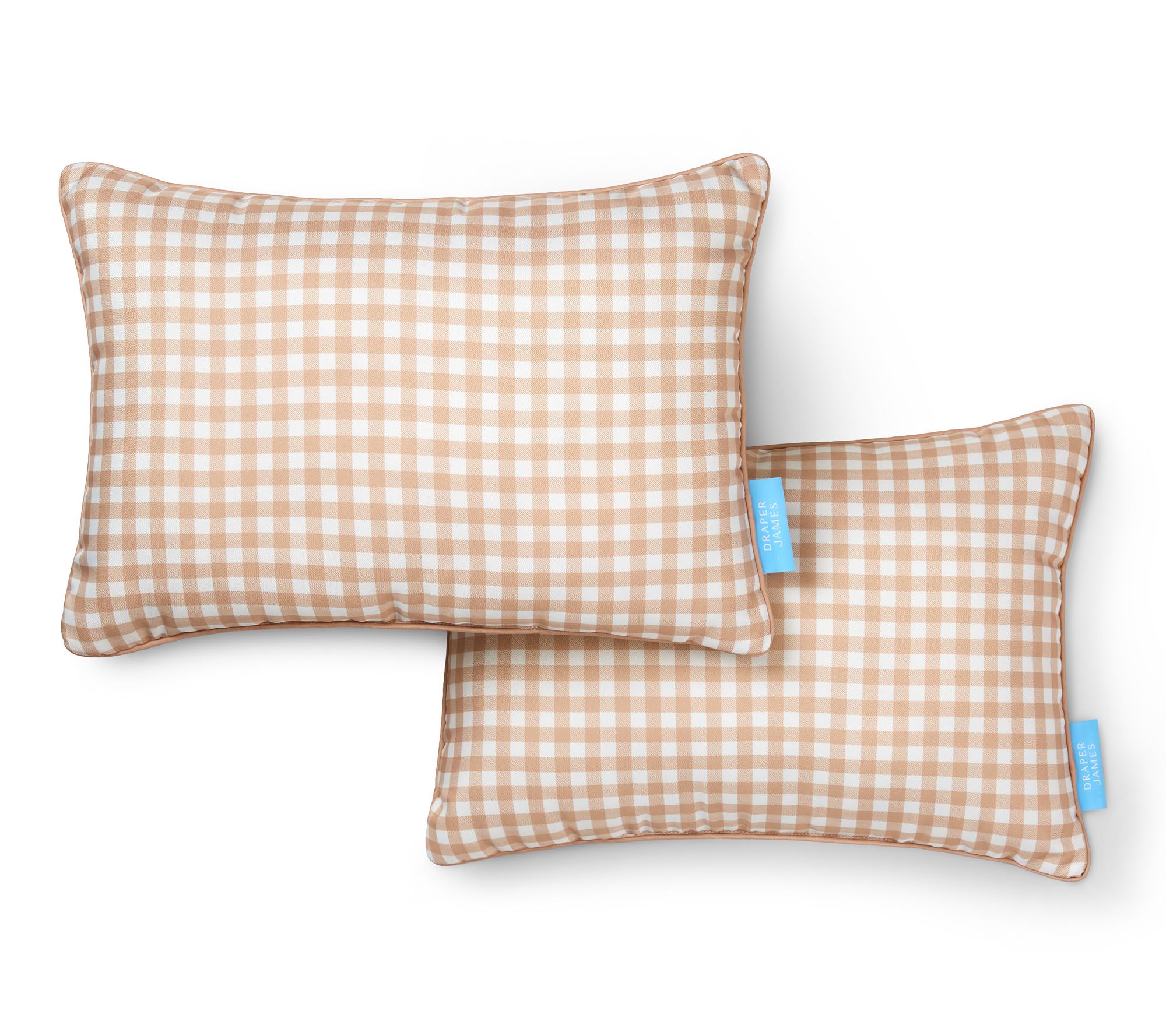 Draper James Gingham 14"x20" Outdoor Pillow 2-Pack