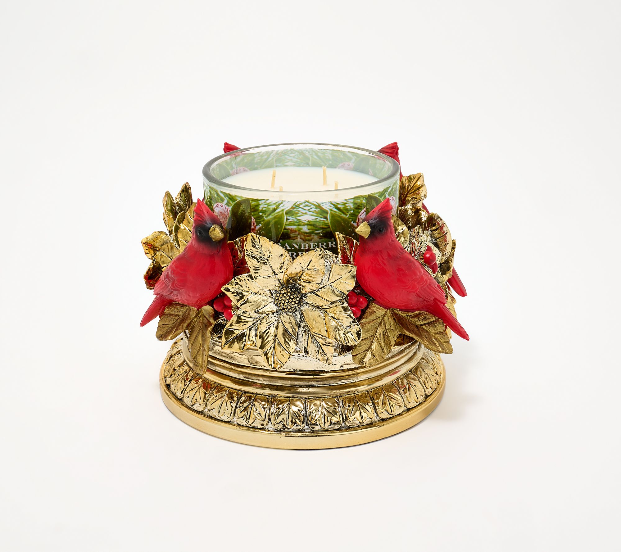 HomeWorx by Slatkin + Co. Cardinal Pedestal with 18oz Candle