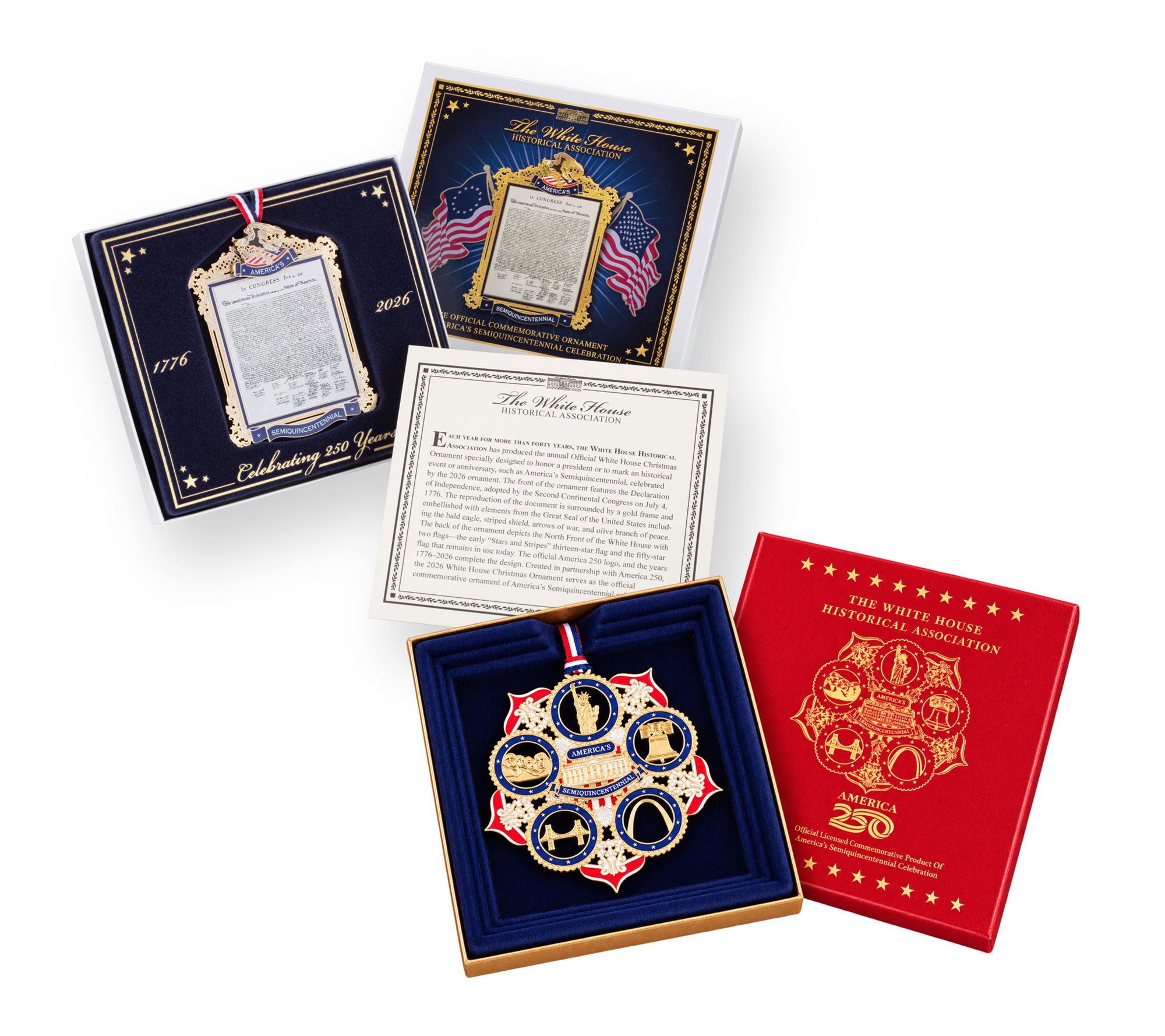 White House Hist. Assoc. 2026 Ornament and Icons Ornament Set