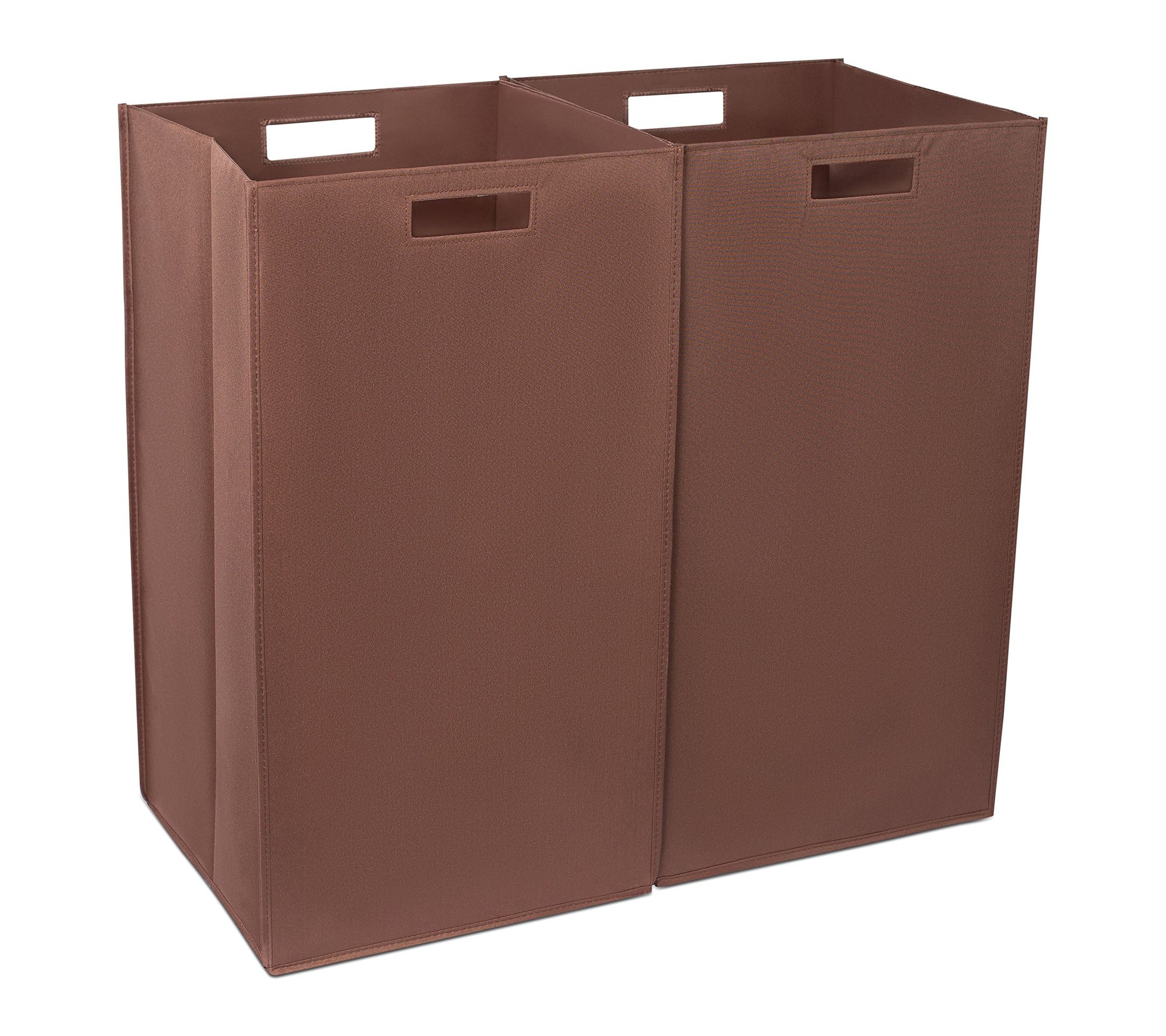 BirdRock Home Set of 2 Collapsible Laundry Hamper with Handles