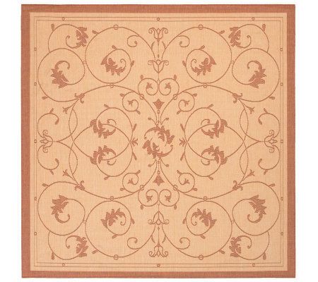 Couristan Recife Veranda Indoor/Outdoor 7'6" Square Rug