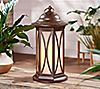 18" Indoor/Outdoor Flickering Flame Lantern by Valerie