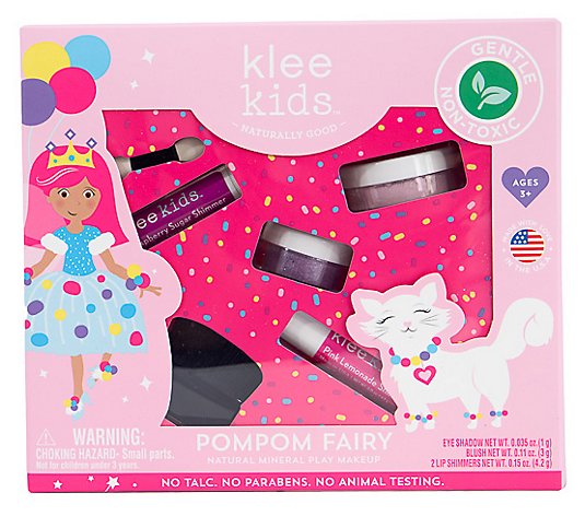 Klee PomPom 4-PC Natural Loose Powder Play Makeup Kit