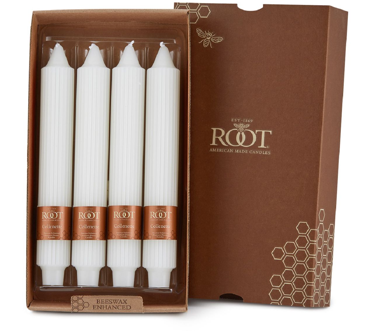 ROOT 9 in Grecian Collenette Tapers