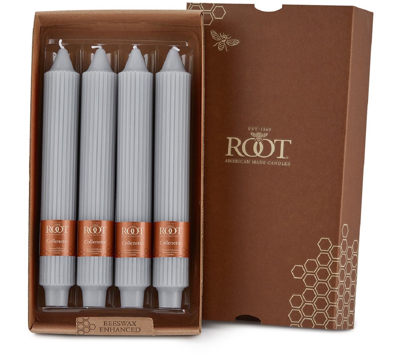 ROOT 9 in Grecian Collenette Tapers