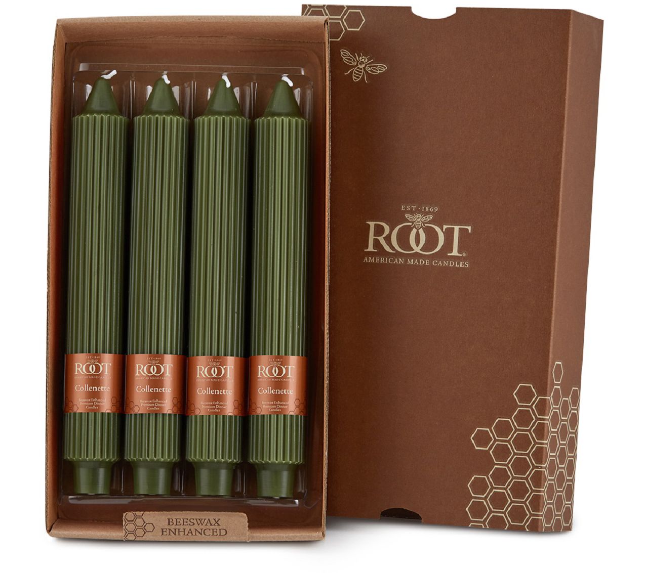 ROOT 9 in Grecian Collenette Tapers