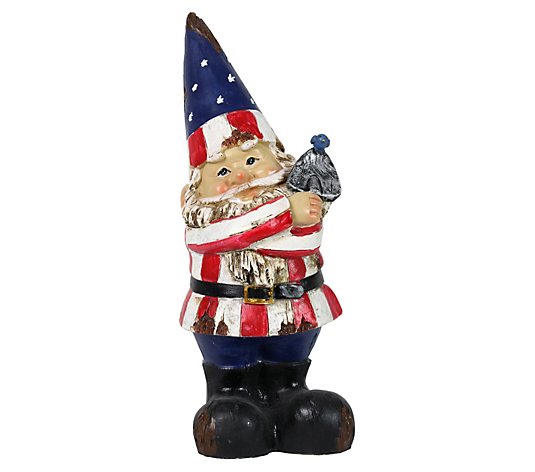 Exhart Patriotic Bird Gnome Statue