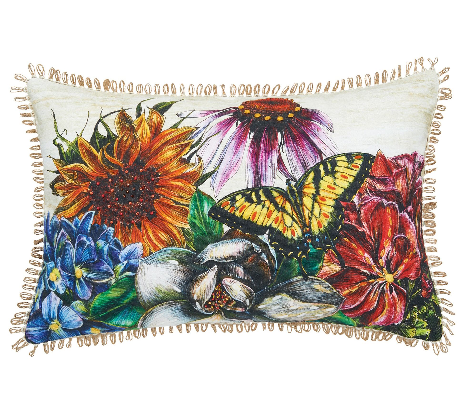 C&F Home 14" x 22" Botanical Floral Spring Throw Pillow