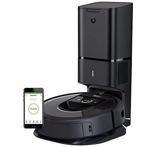 iRobot Roomba i7 Plus Robot Vacuum Automatic Dirt Disposal QVC.com