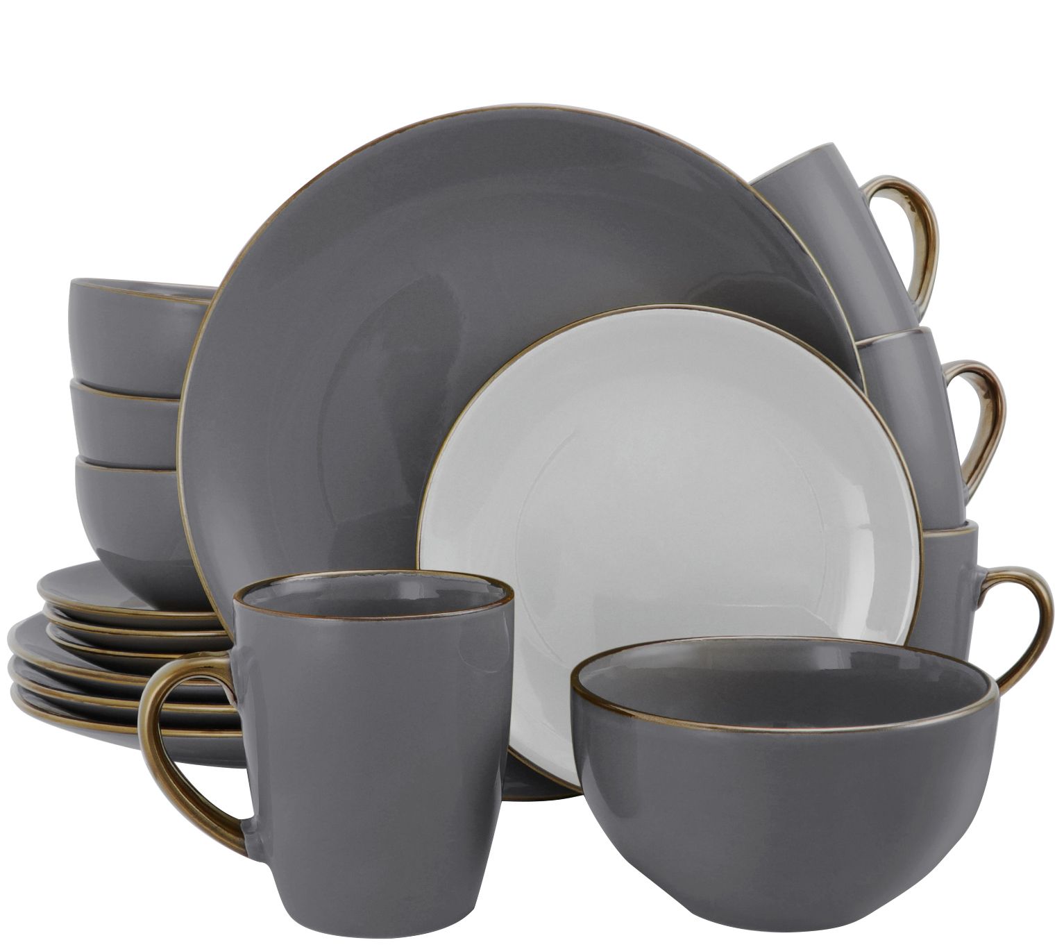 Elama Grand Collection 16-Piece Dinnerware Set