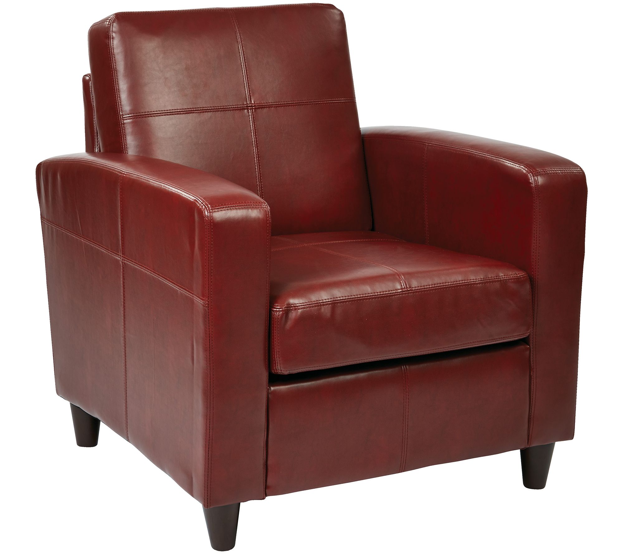 Venus Bonded Leather Club Chair by Ave Six