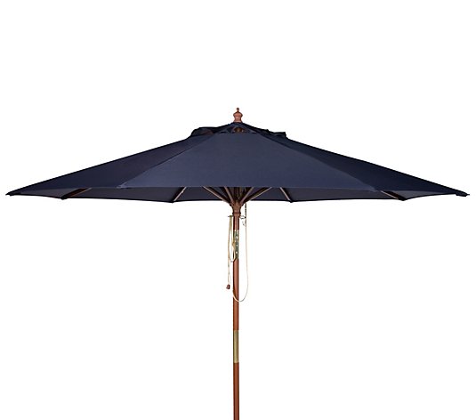 Safavieh Cannes 9' Wooden Outdoor Umbrella