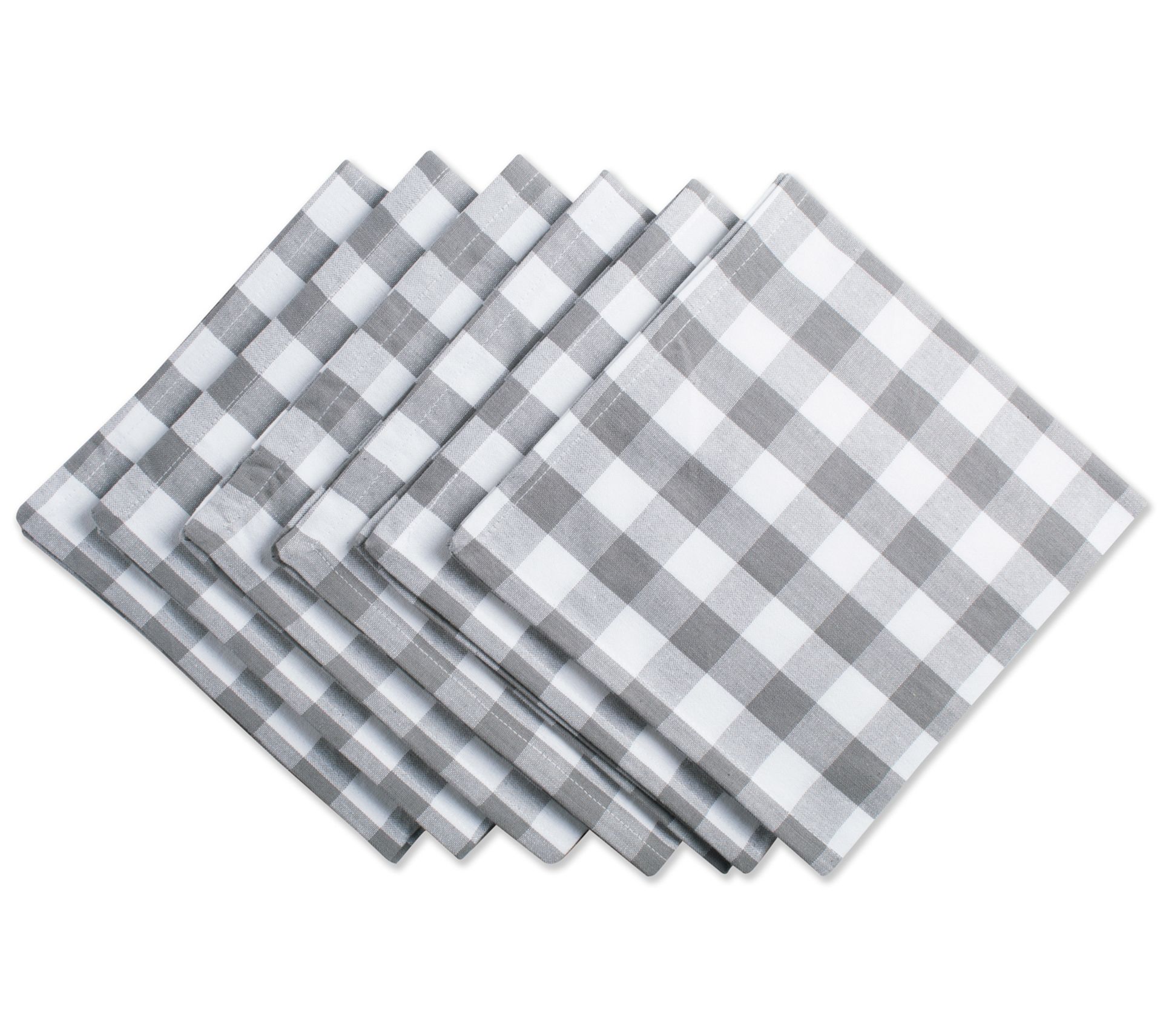 Design Imports Set of 6 Checkers Dinner Napkins