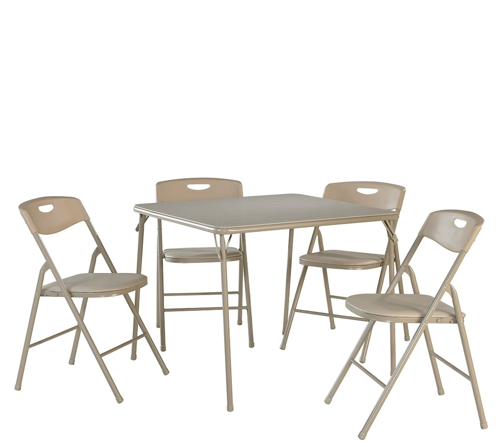 Cosco Folding Table and Chair 5-Piece Set - QVC.com