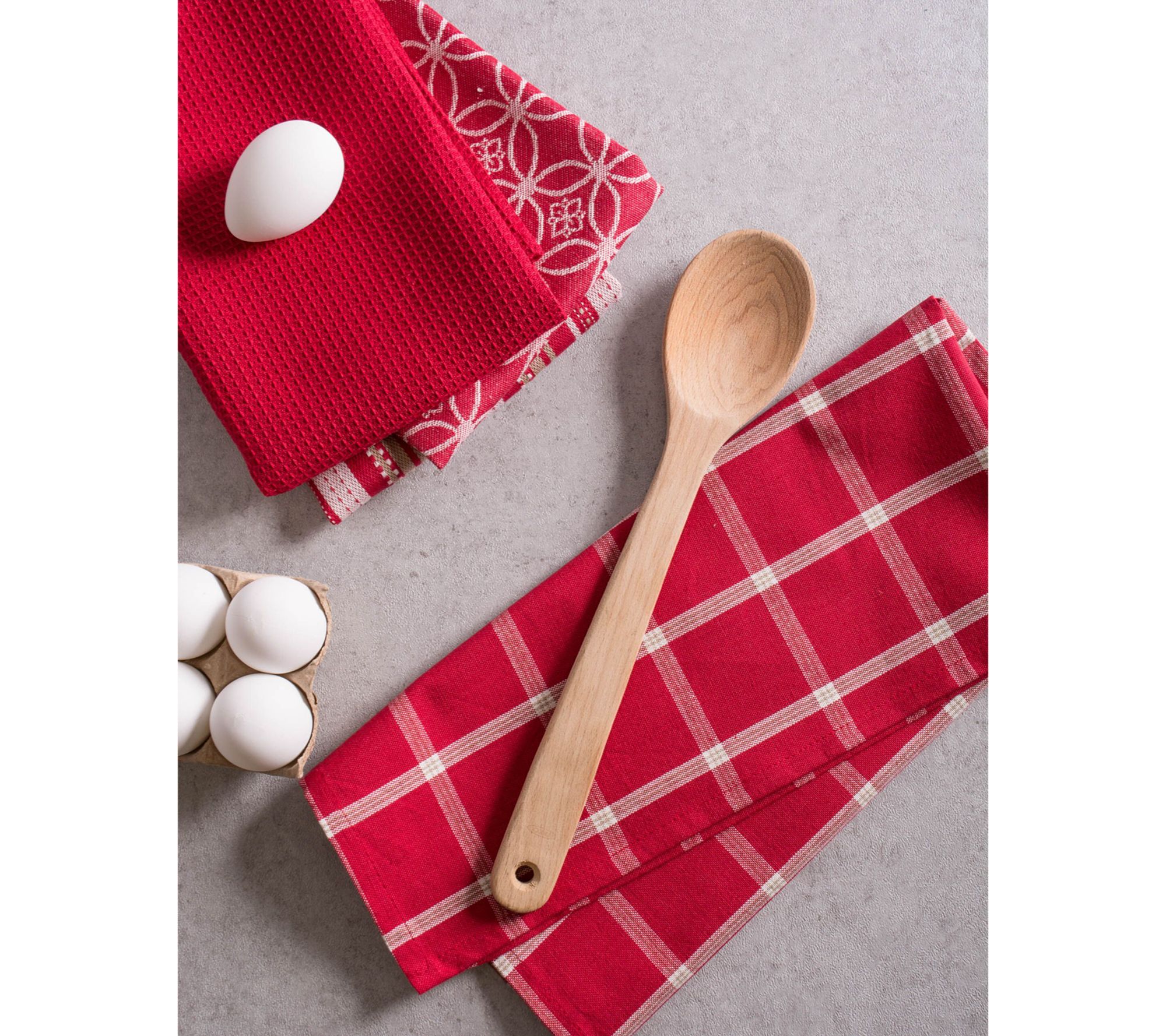 Design Imports 5-Piece Kitchen Towel & Dishcloth Set 