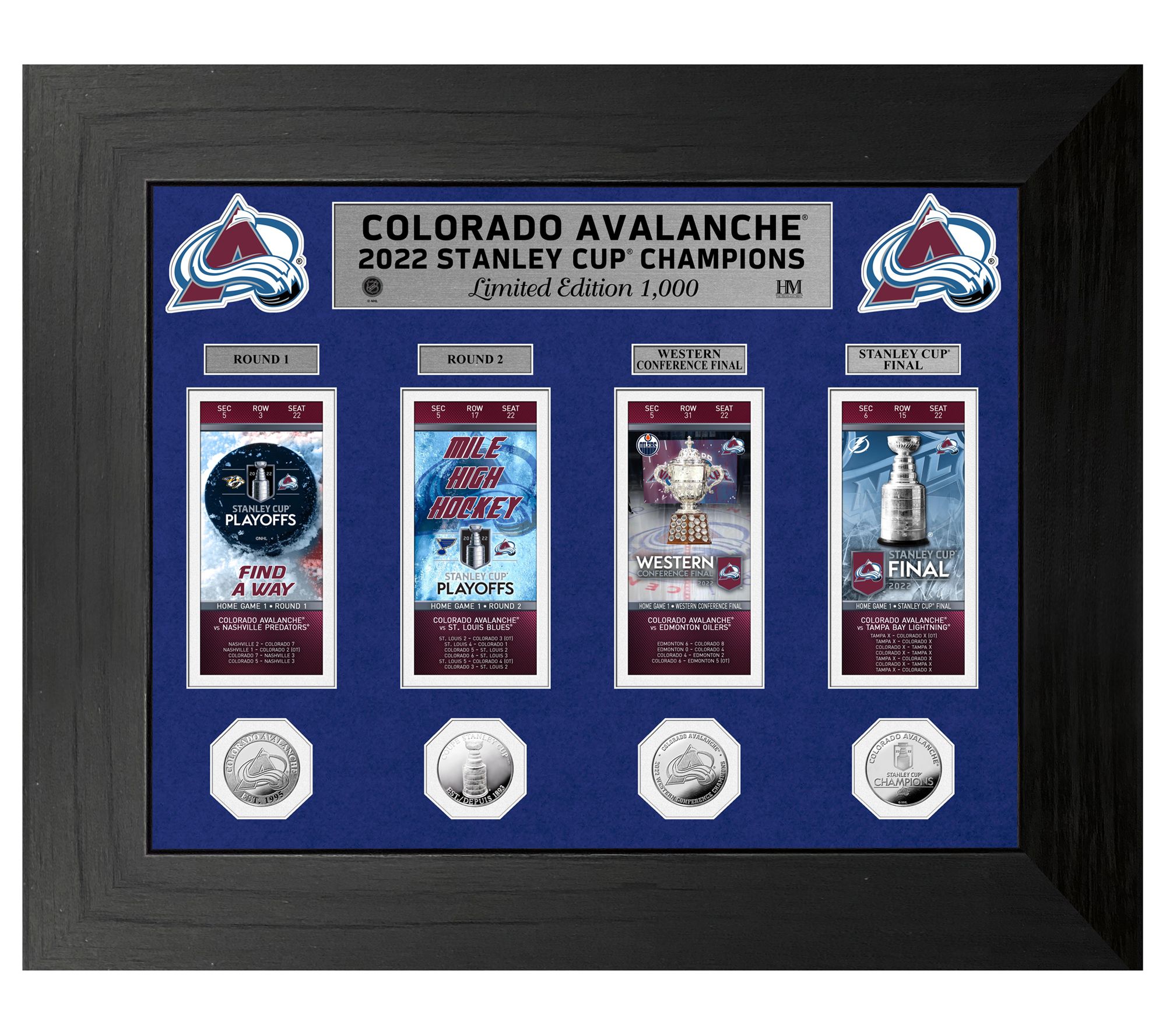 Colorado Avalanche Autographed 2022 Stanley Cup Champions Replica