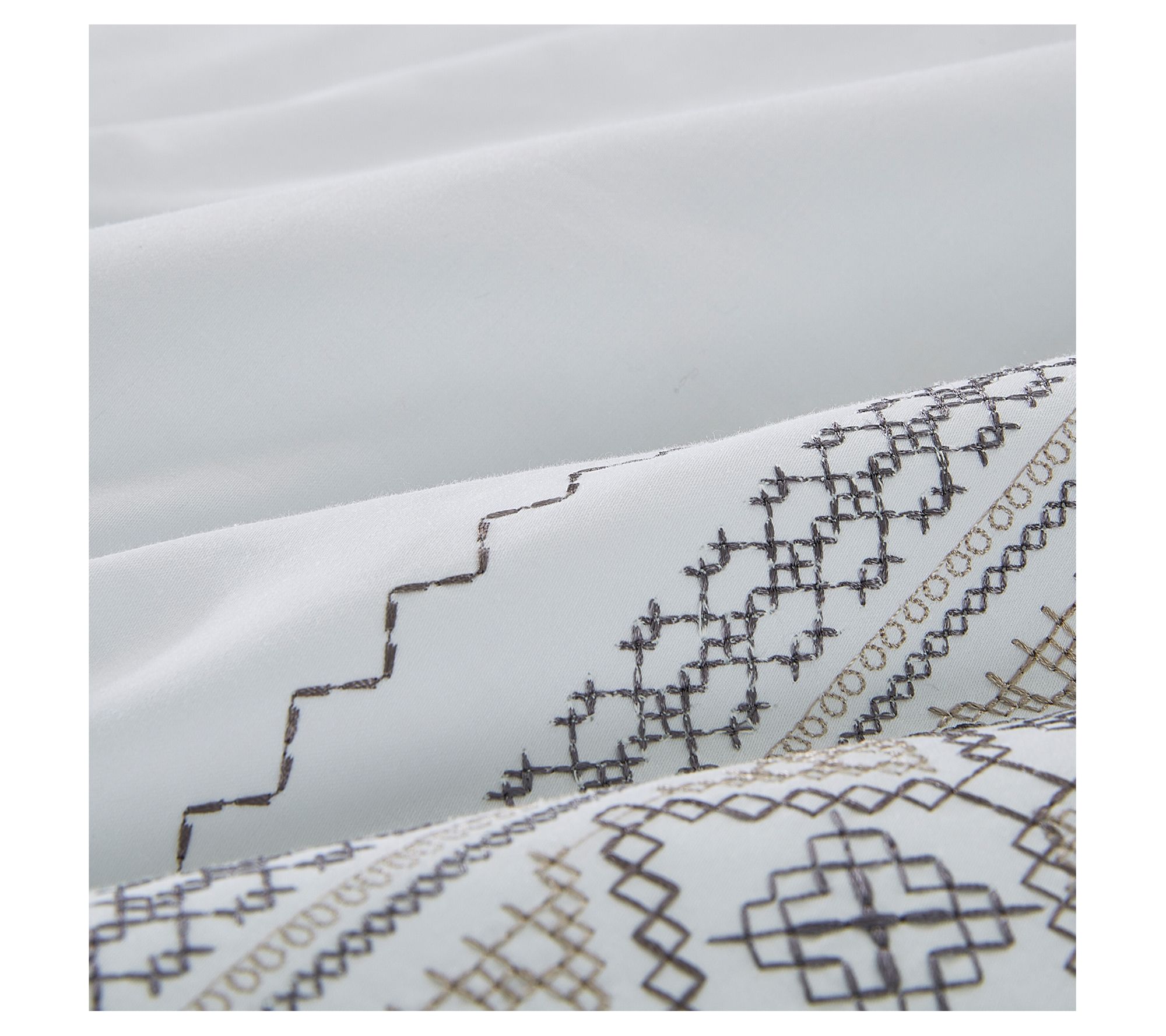 Superior Burlington Cotton 3-Piece Duvet CoverSet, Full/Queen