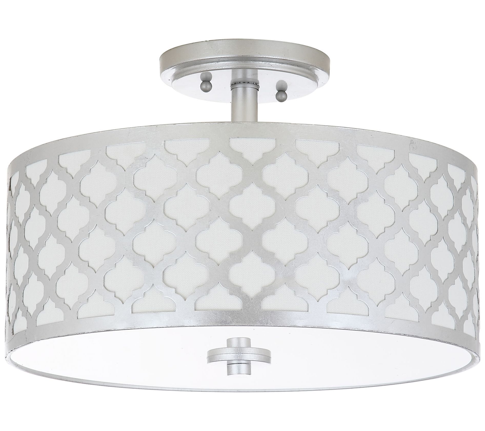 Safavieh Kora Quatrefoil 15" Flush-Mount Ceiling Lamp