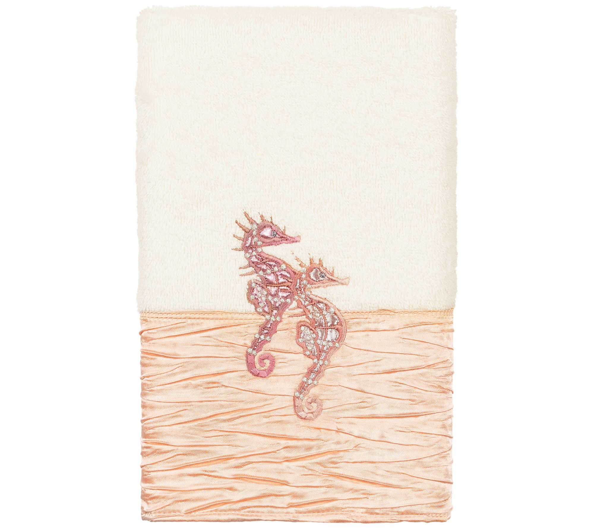 Linum Home Textiles Sofia Embellished Hand Towel