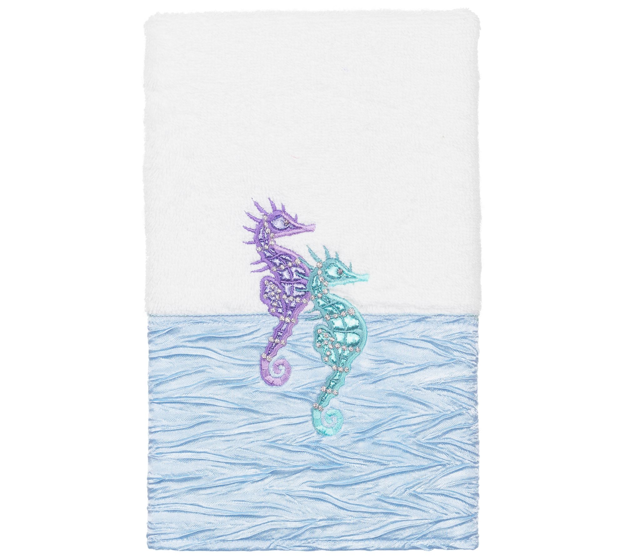 Linum Home Textiles Sofia Embellished Hand Towel