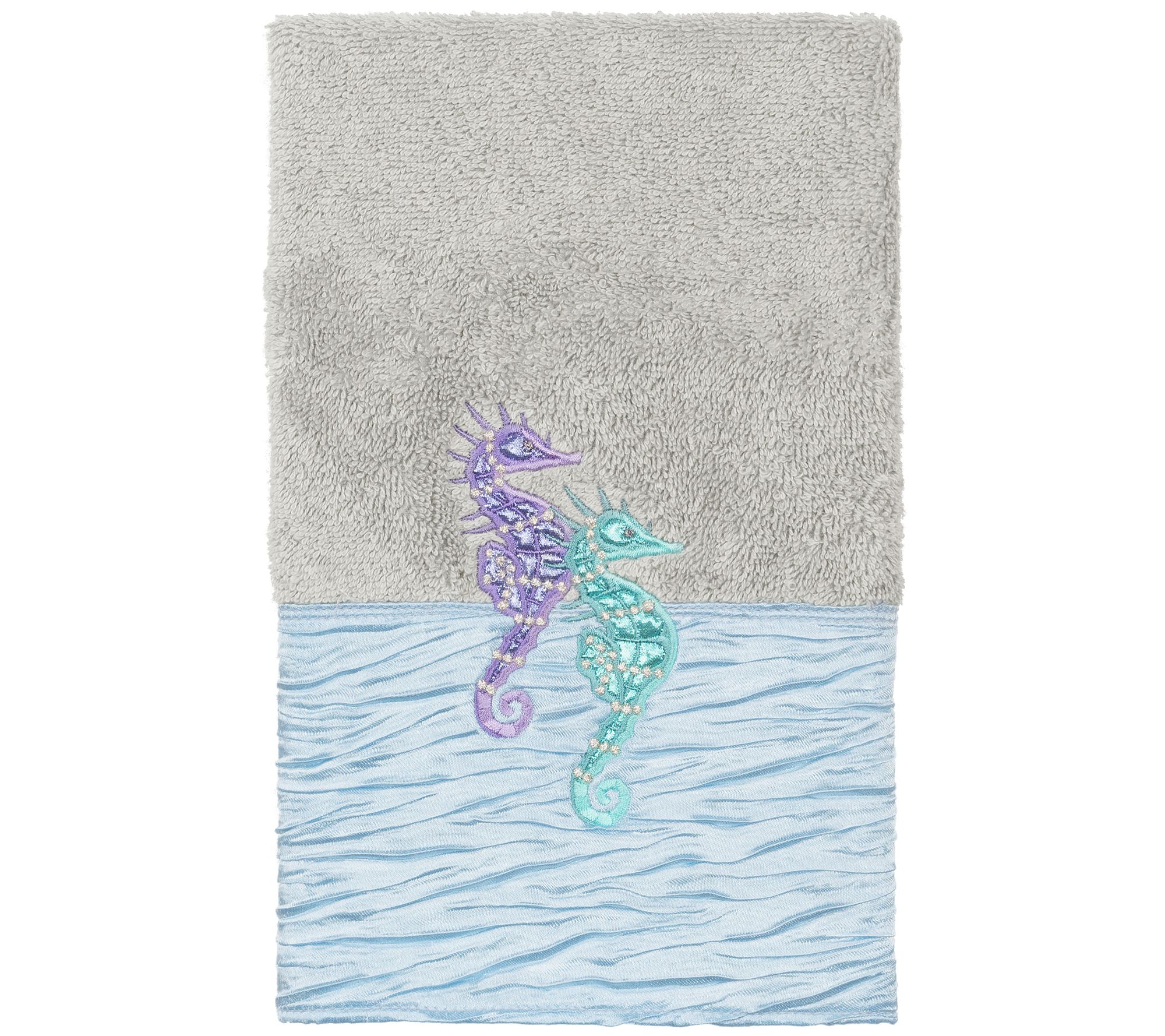 Linum Home Textiles Sofia Embellished Hand Towel