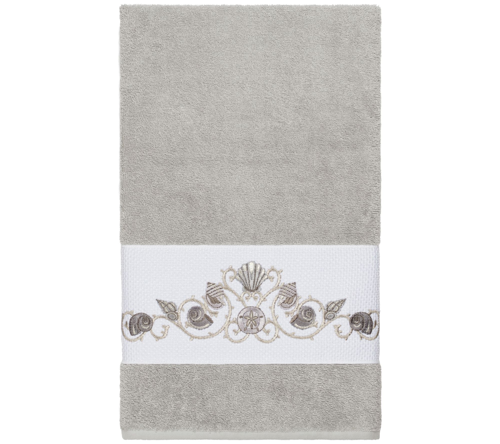 Linum Home Textiles Bella Embellished Bath Towel