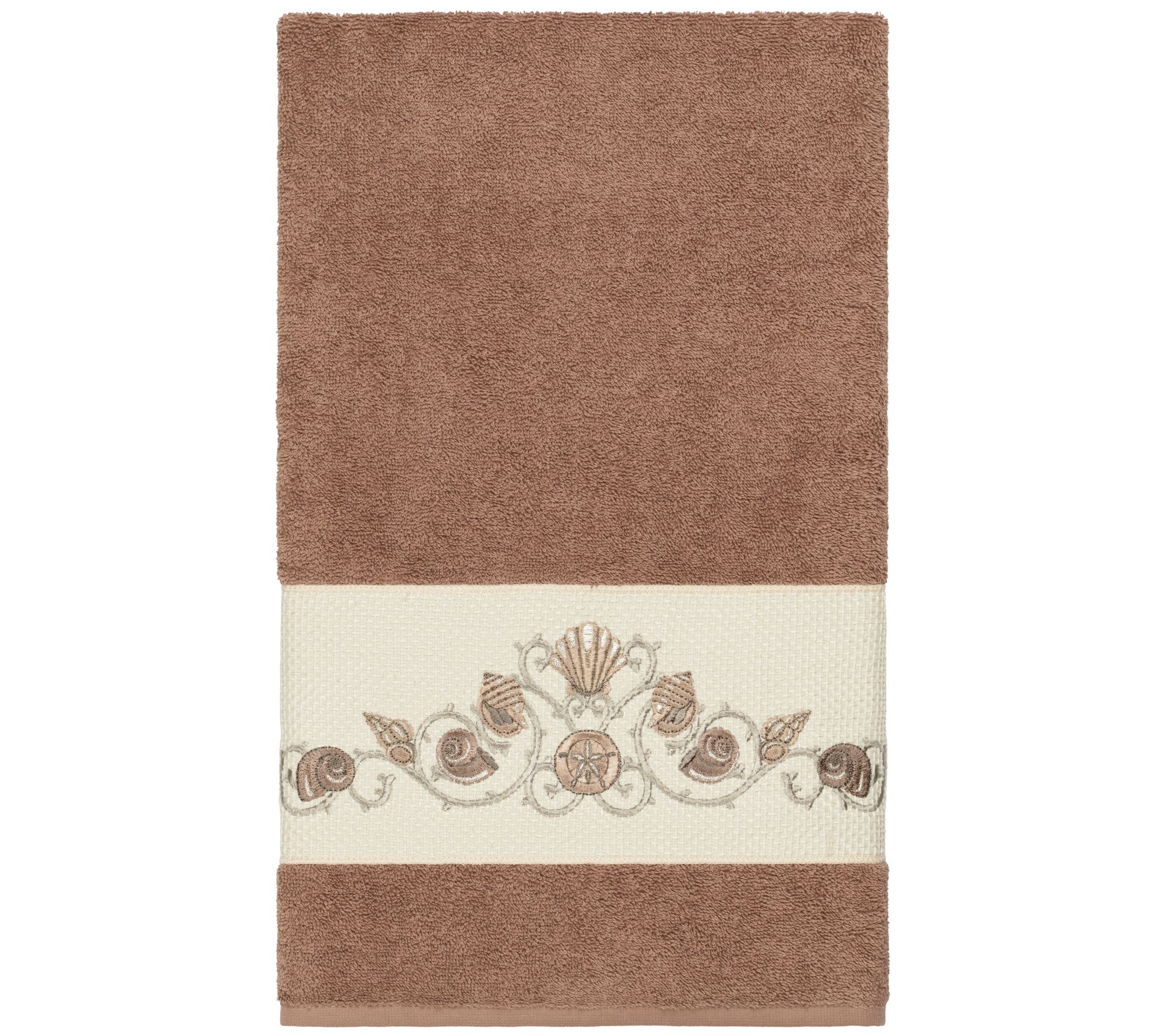 Linum Home Textiles Bella Embellished Bath Towel