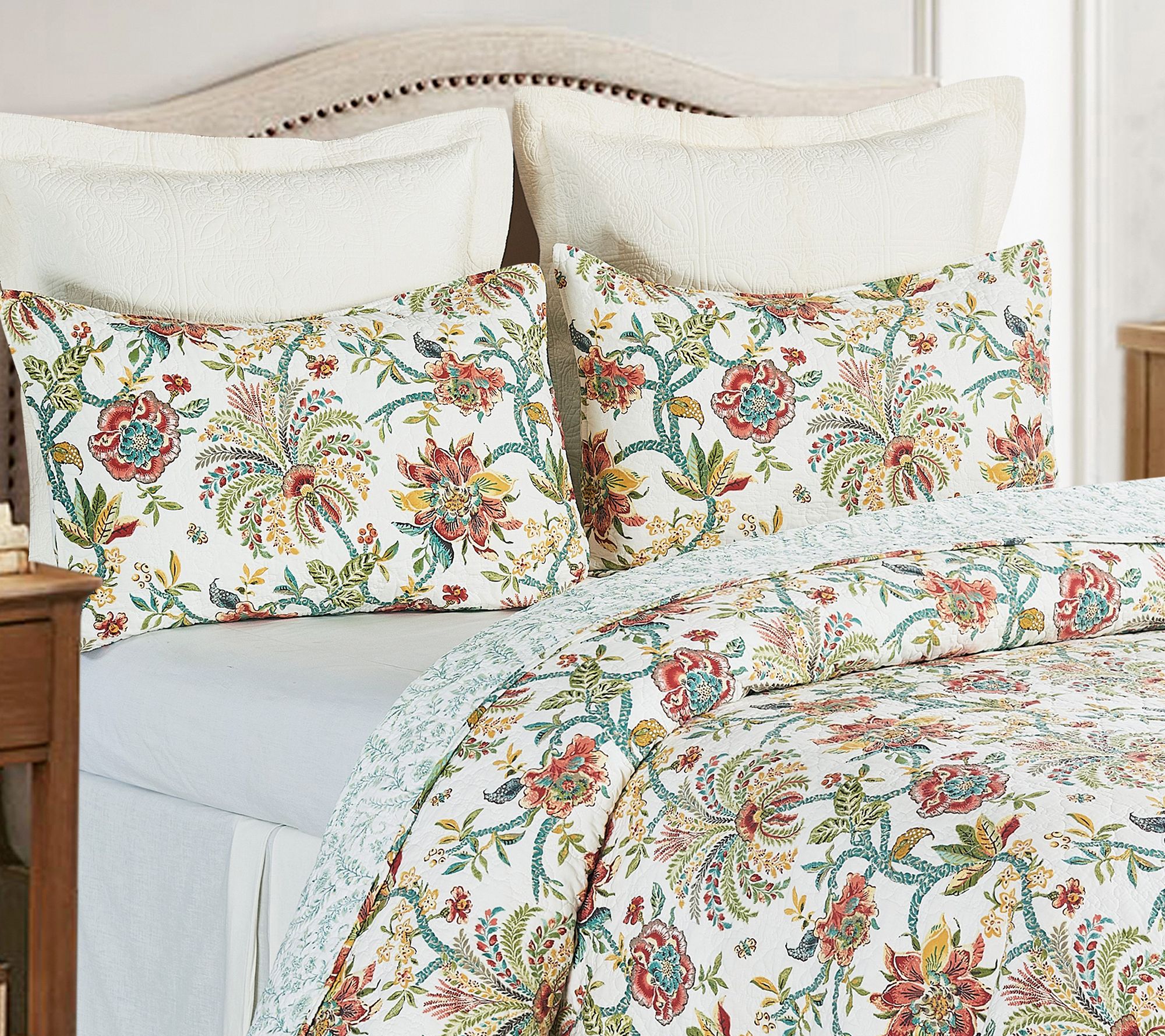 C&F Home Braganza Twin Quilt Set - QVC.com