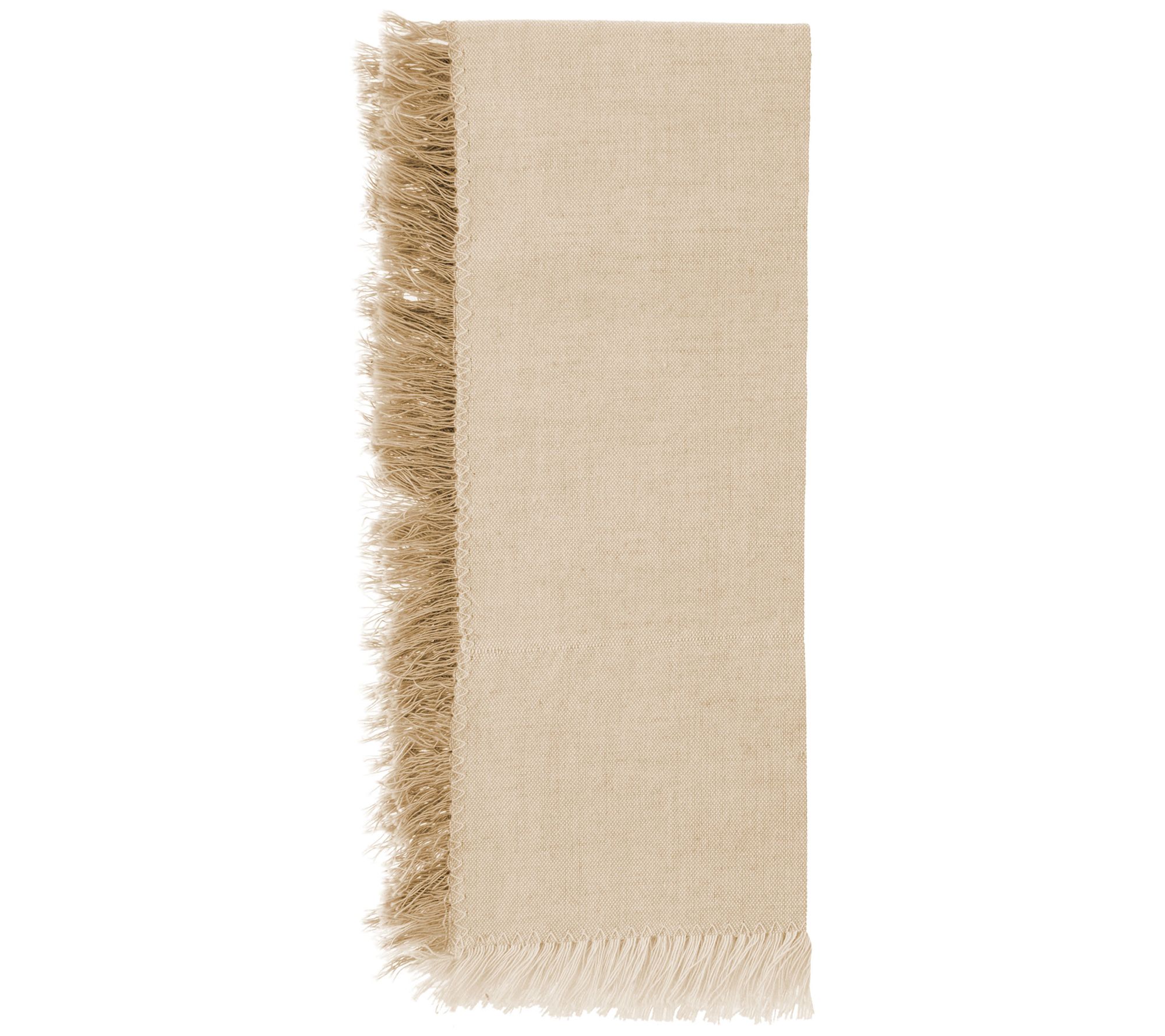 Karma Gifts Set of 4 Fringed Dinner Napkins