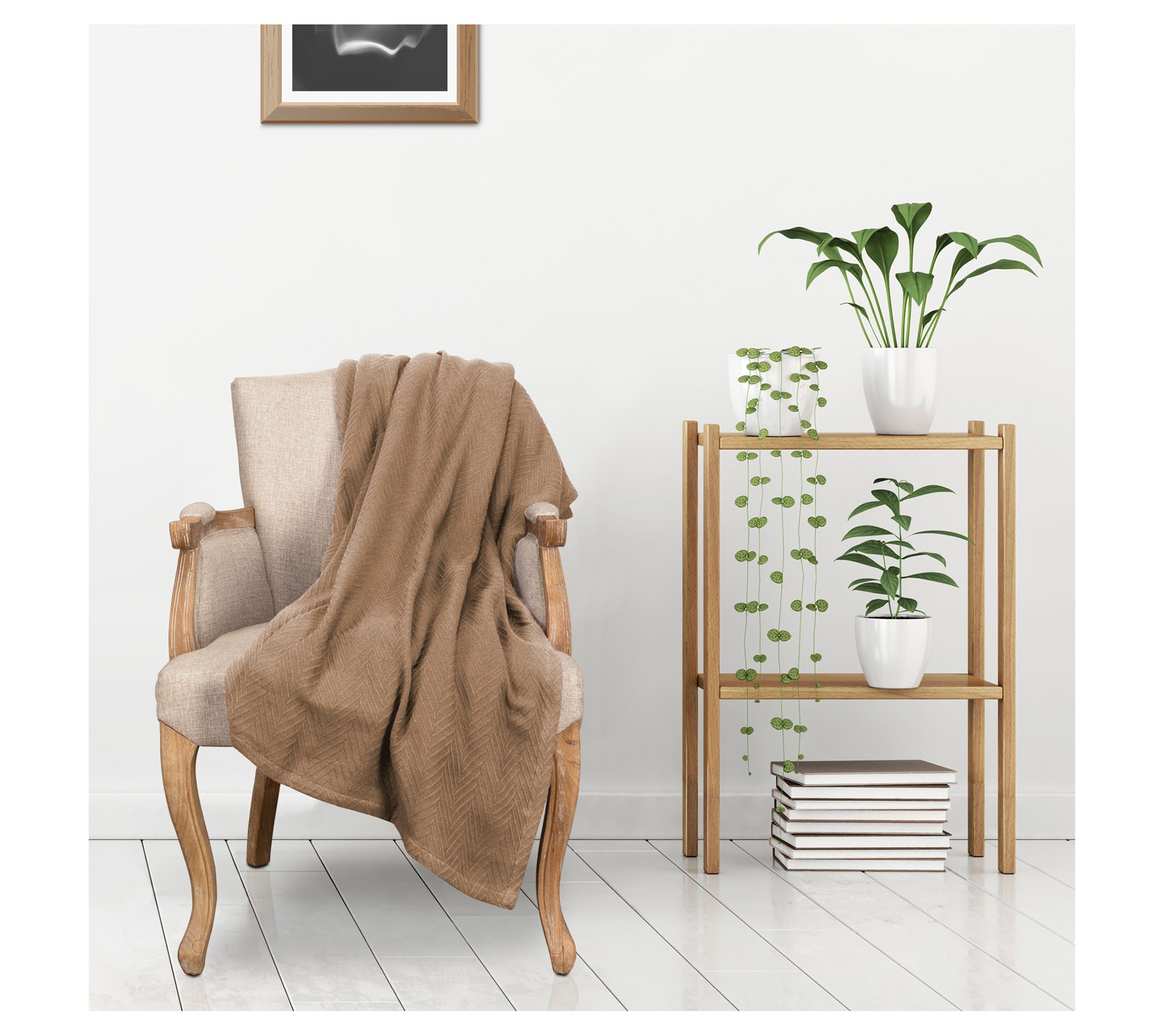 Superior All-Season Chevron Cotton Throw Blanket