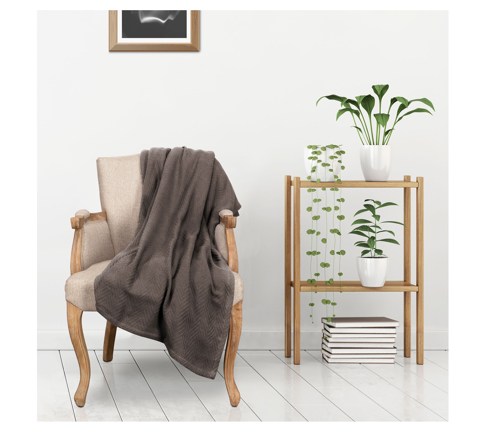 Superior All-Season Chevron Cotton Throw Blanket