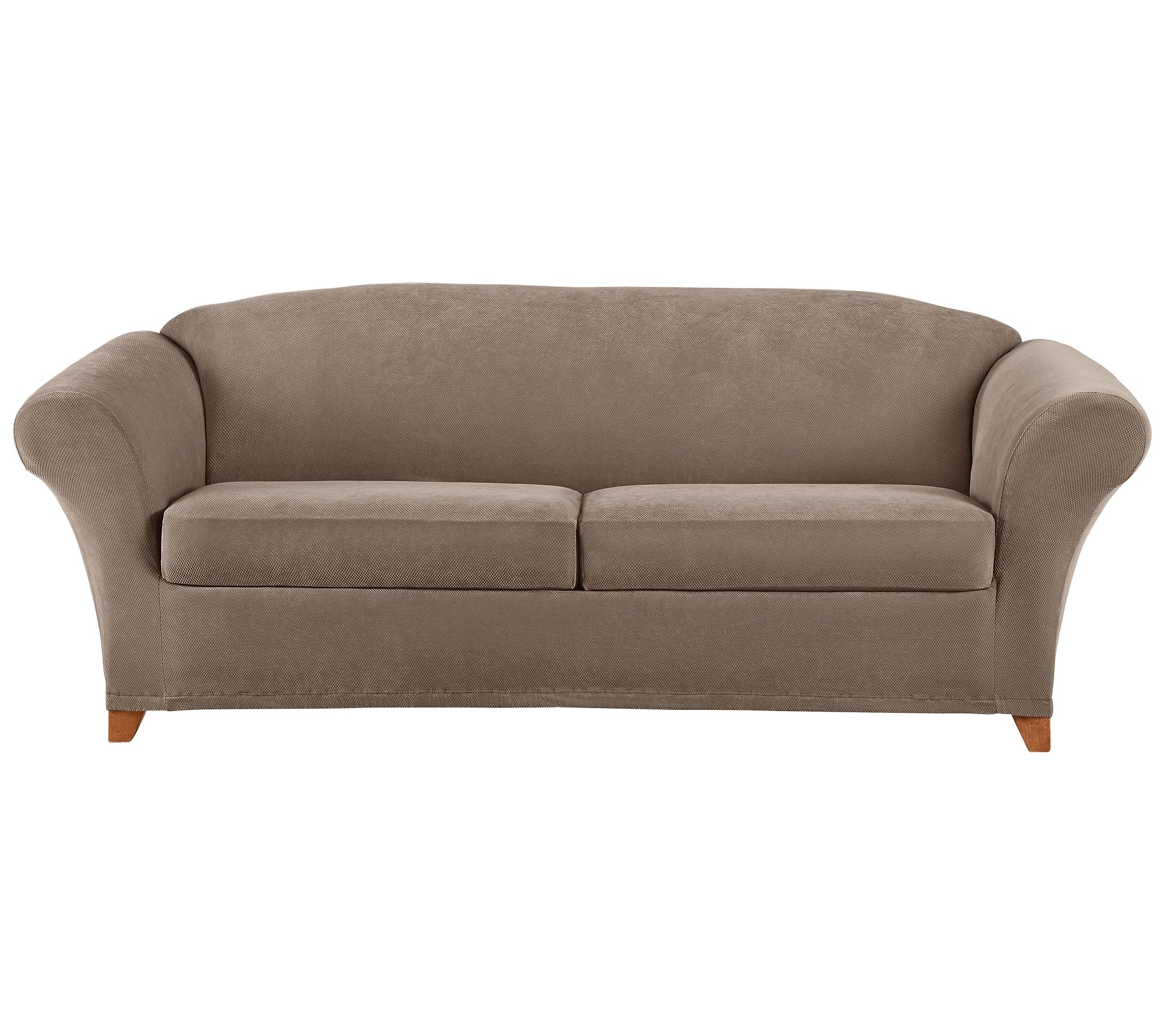 SureFit Stretch Pique 3Piece Sofa Slipcover