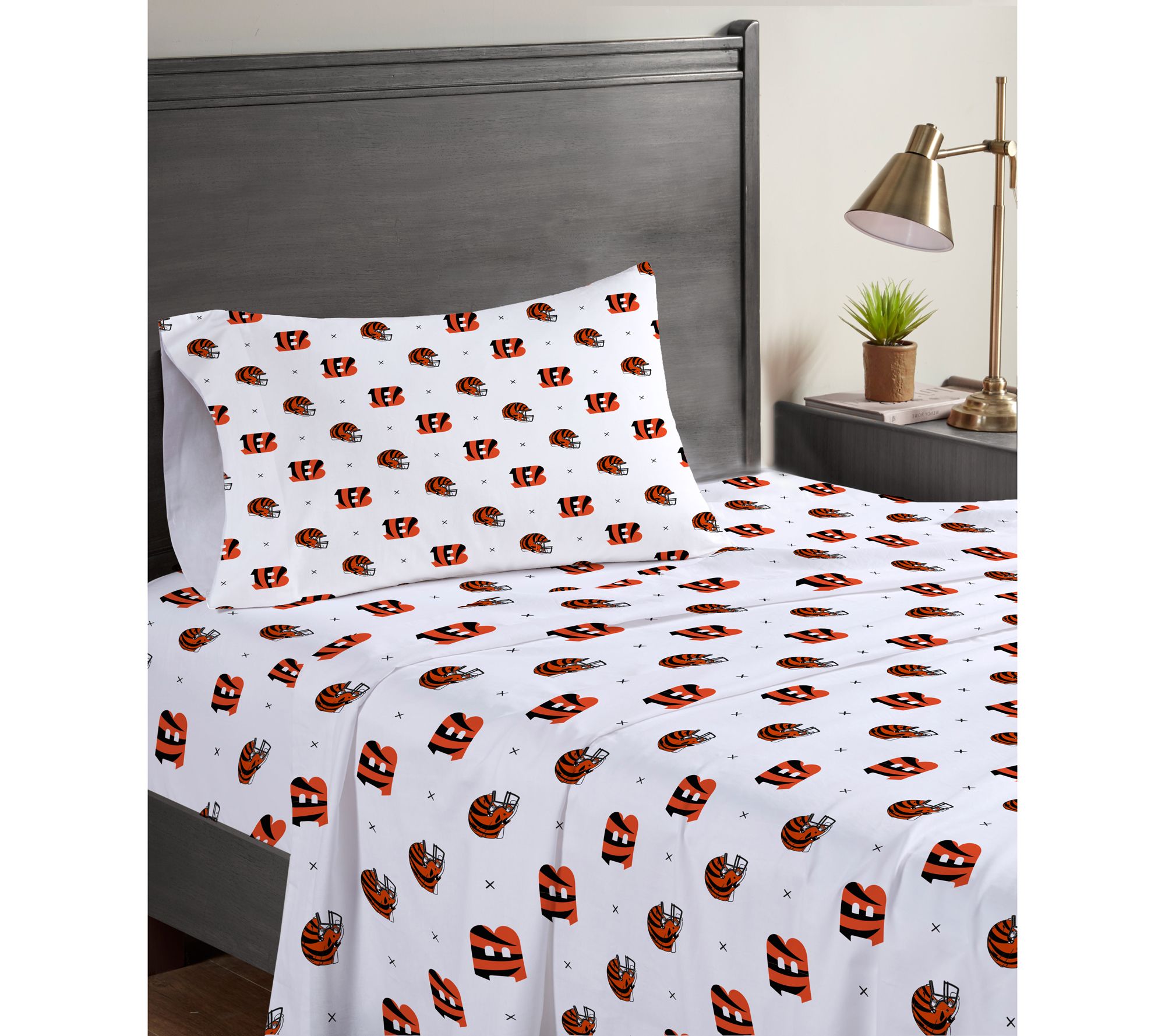Pegasus Sports NFL Small X Twin Sheet Set