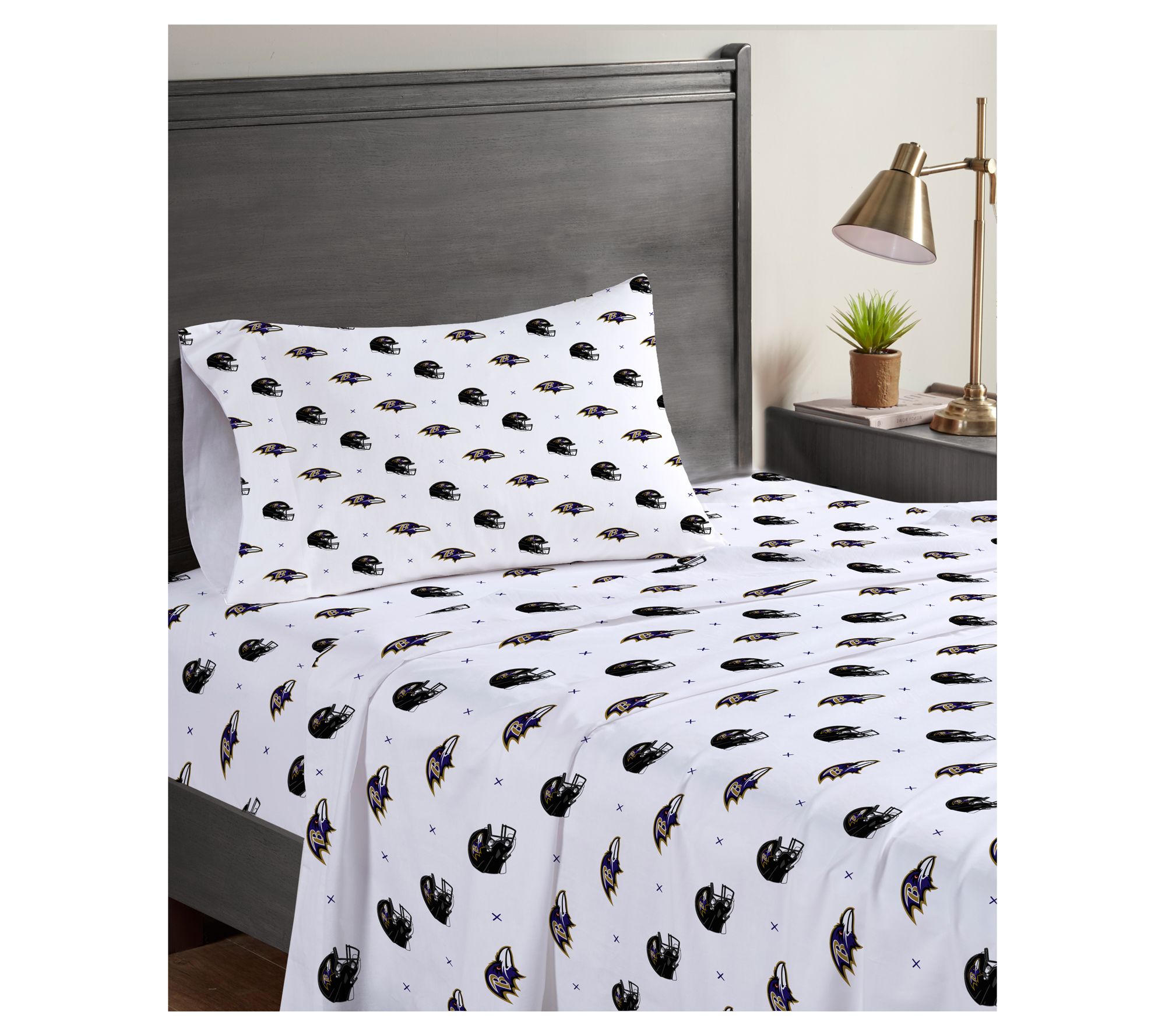 Pegasus Sports NFL Small X Twin Sheet Set