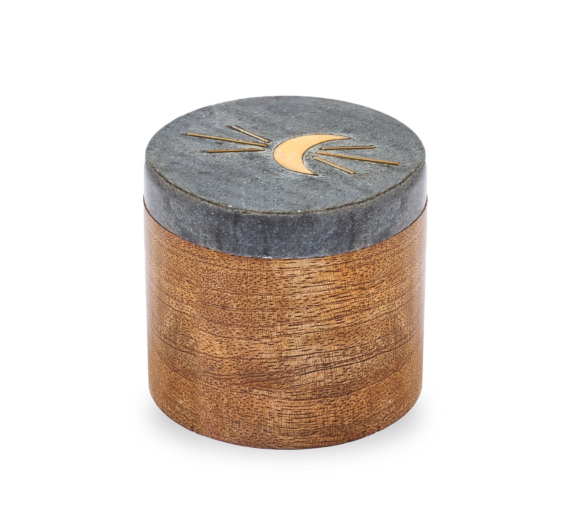 Indukala Moon Round Keepsake Box
