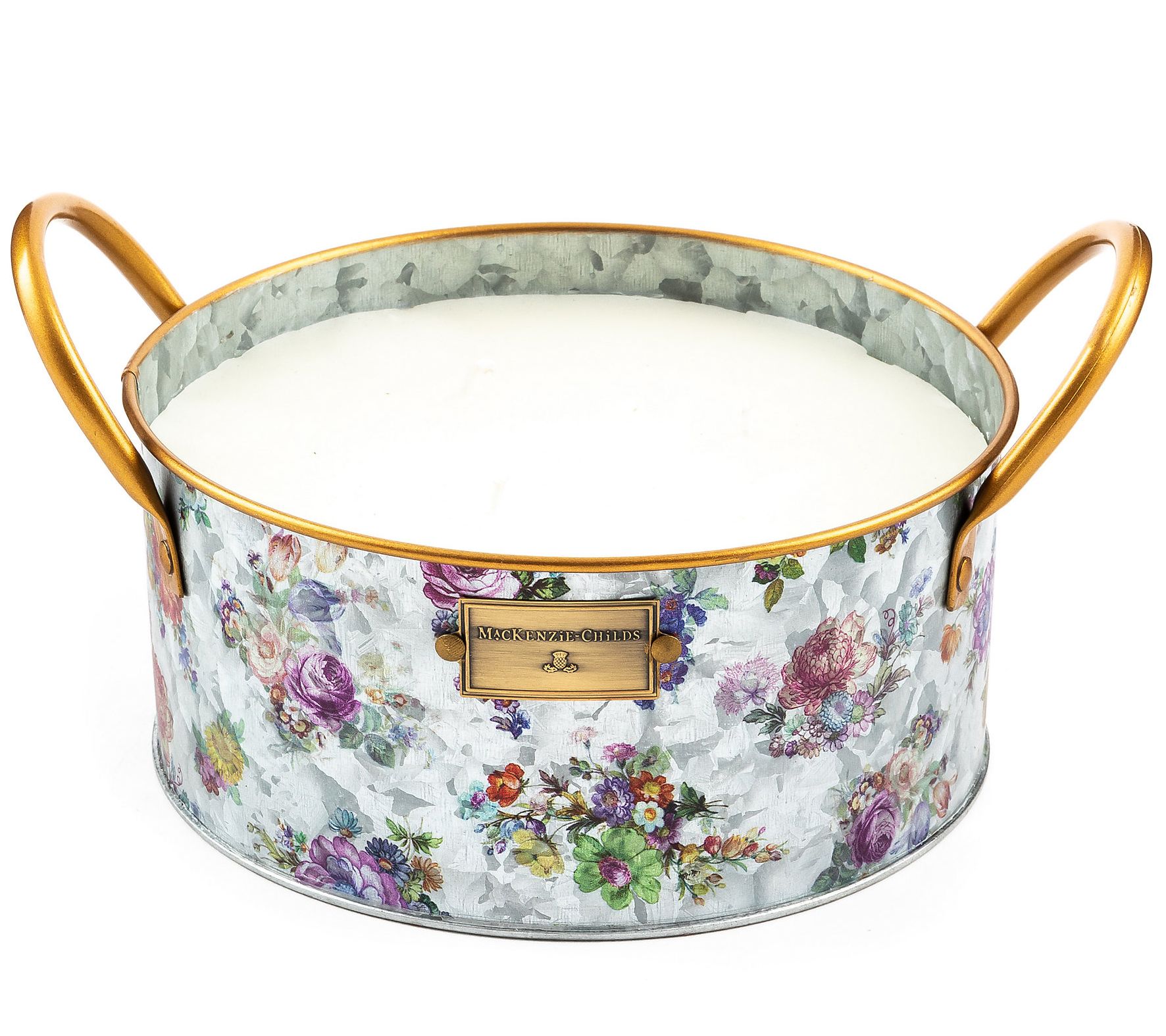 Mackenzie- Childs 50oz Citronella Flower Market Candles
