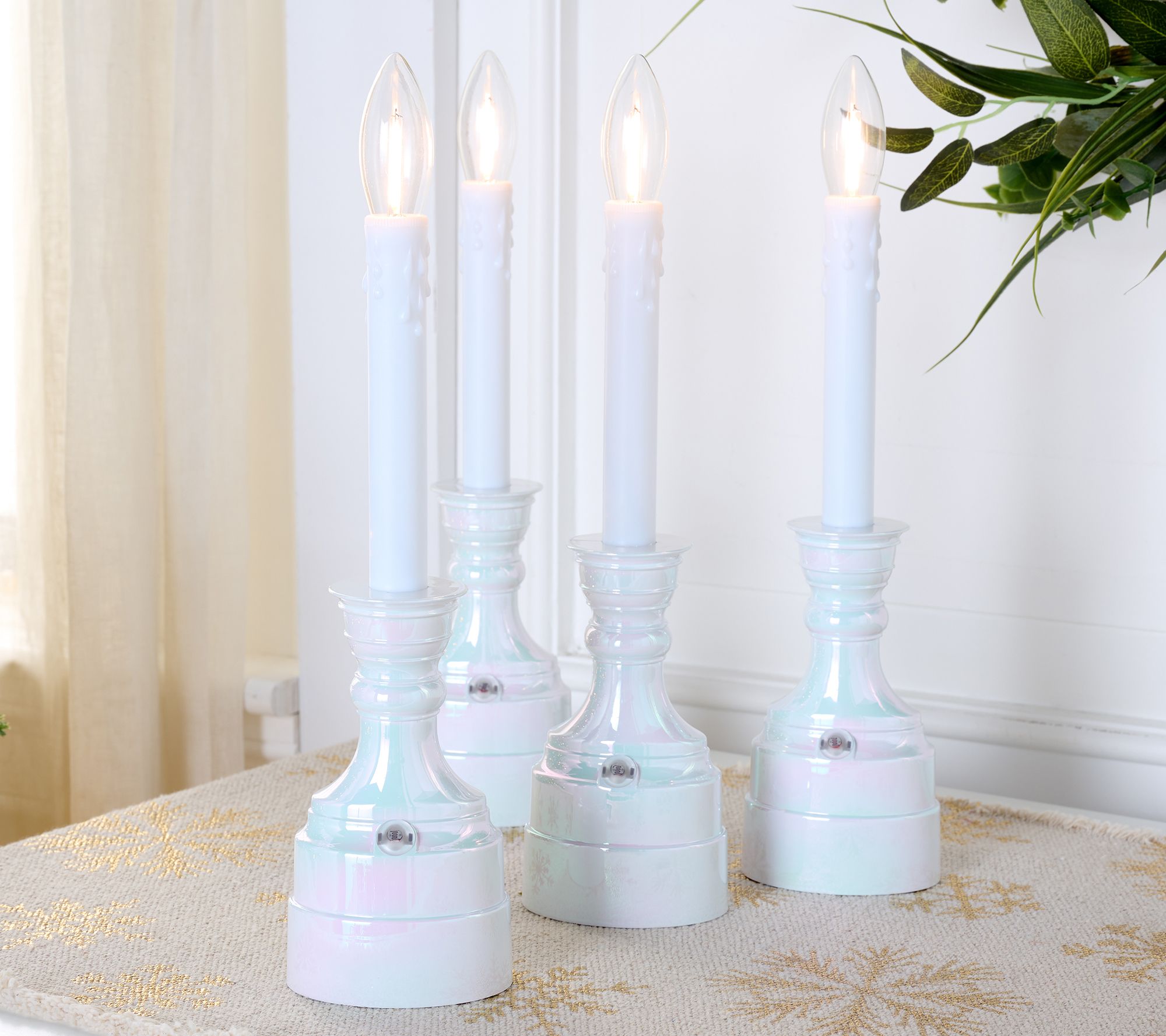 Bethlehem Lights (4) Premium Cordless Window Candles