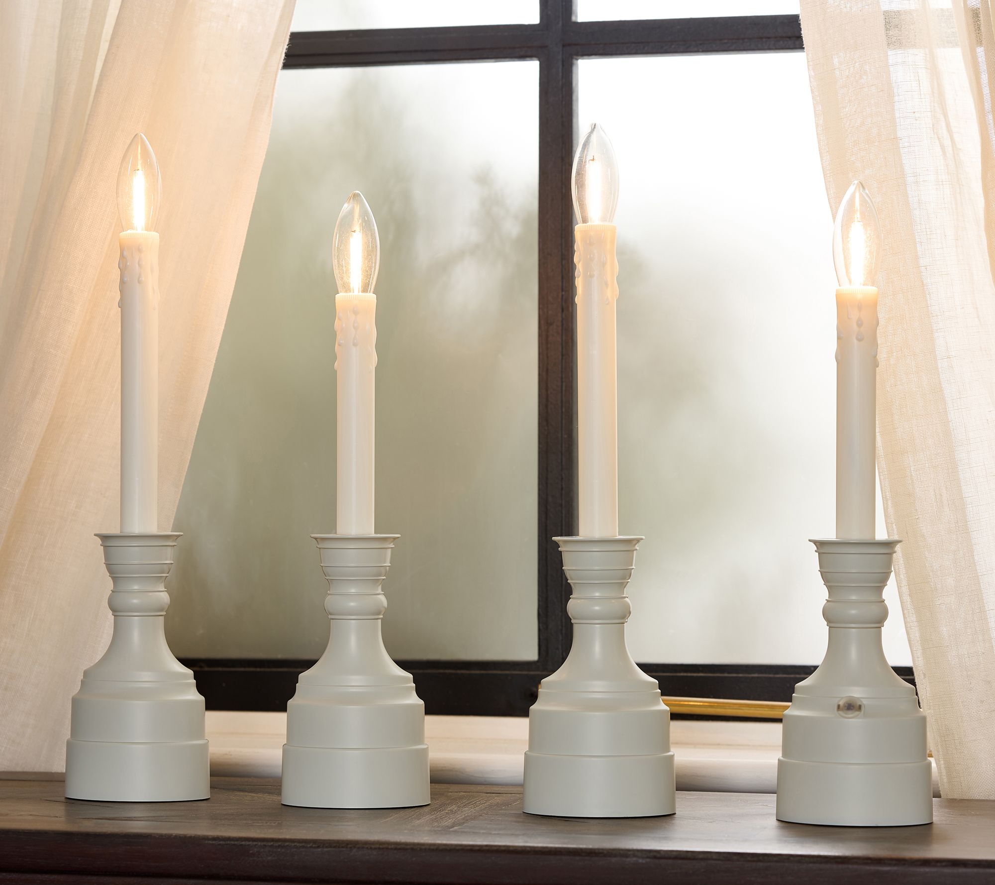 Bethlehem Lights (4) Premium Cordless Window Candles