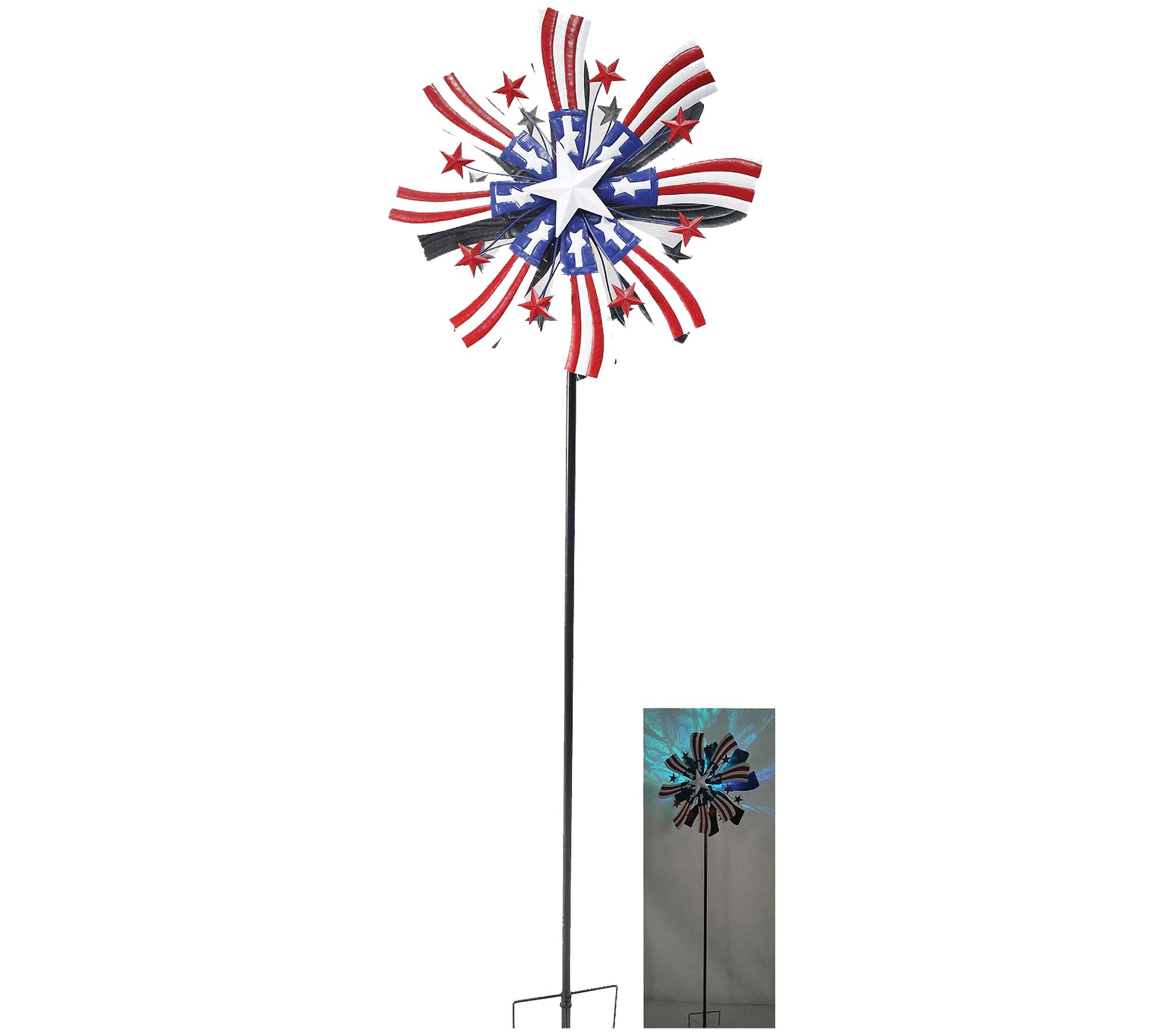 Santa's Workshop 59" Double Rotating AmericanaSpinner